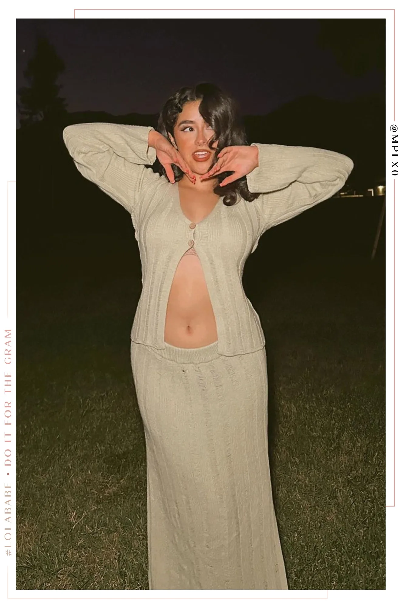 Evelia High Waist Maxi Skirt - Green sold by Miss Lola product image thumbnail 3