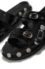 Erika Slip On Sandals - Black sold by Miss Lola