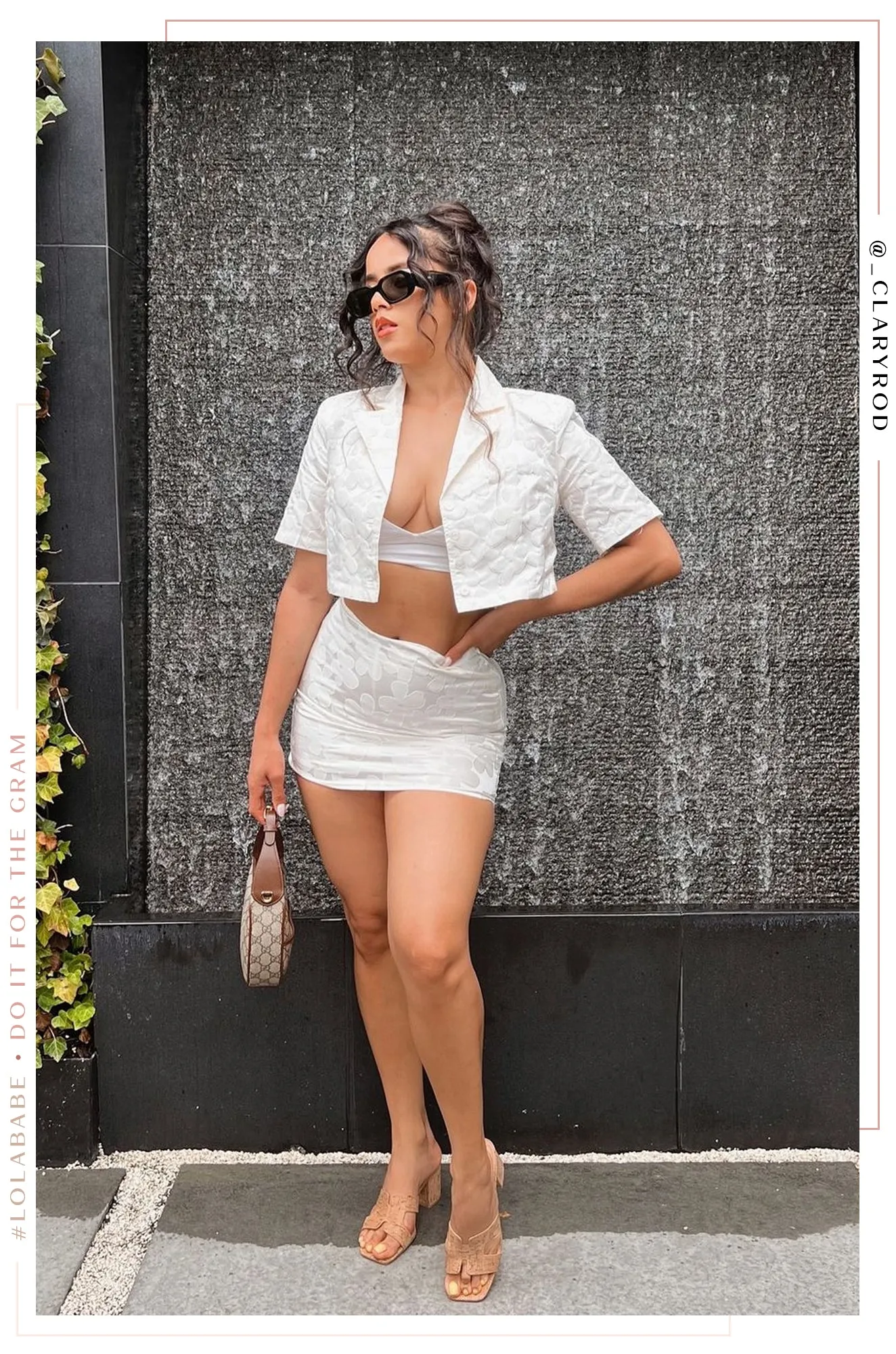Sarina Button Up Crop Top - White sold by Miss Lola