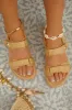Atalya Chunky Sandals - Natural sold by Miss Lola