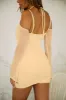 Jaylen Off The Shoulder Mini Dress - Butter sold by Miss Lola