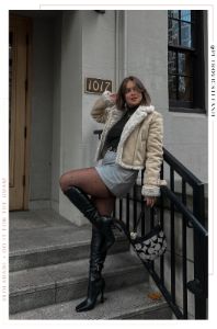 Kamira Knee High Boots - Black sold by Miss Lola
