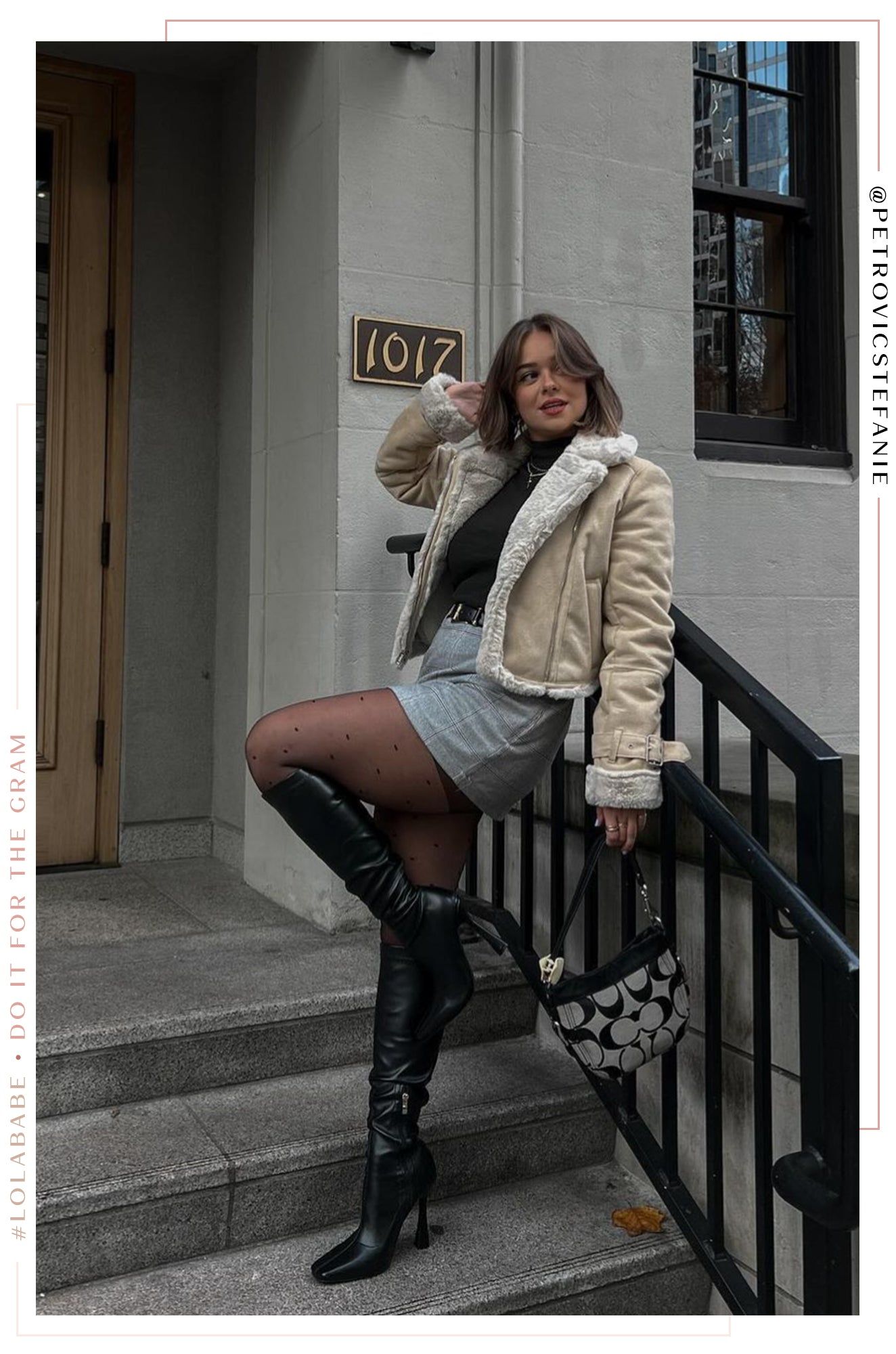 Kamira Knee High Boots - Black sold by Miss Lola product image thumbnail 5