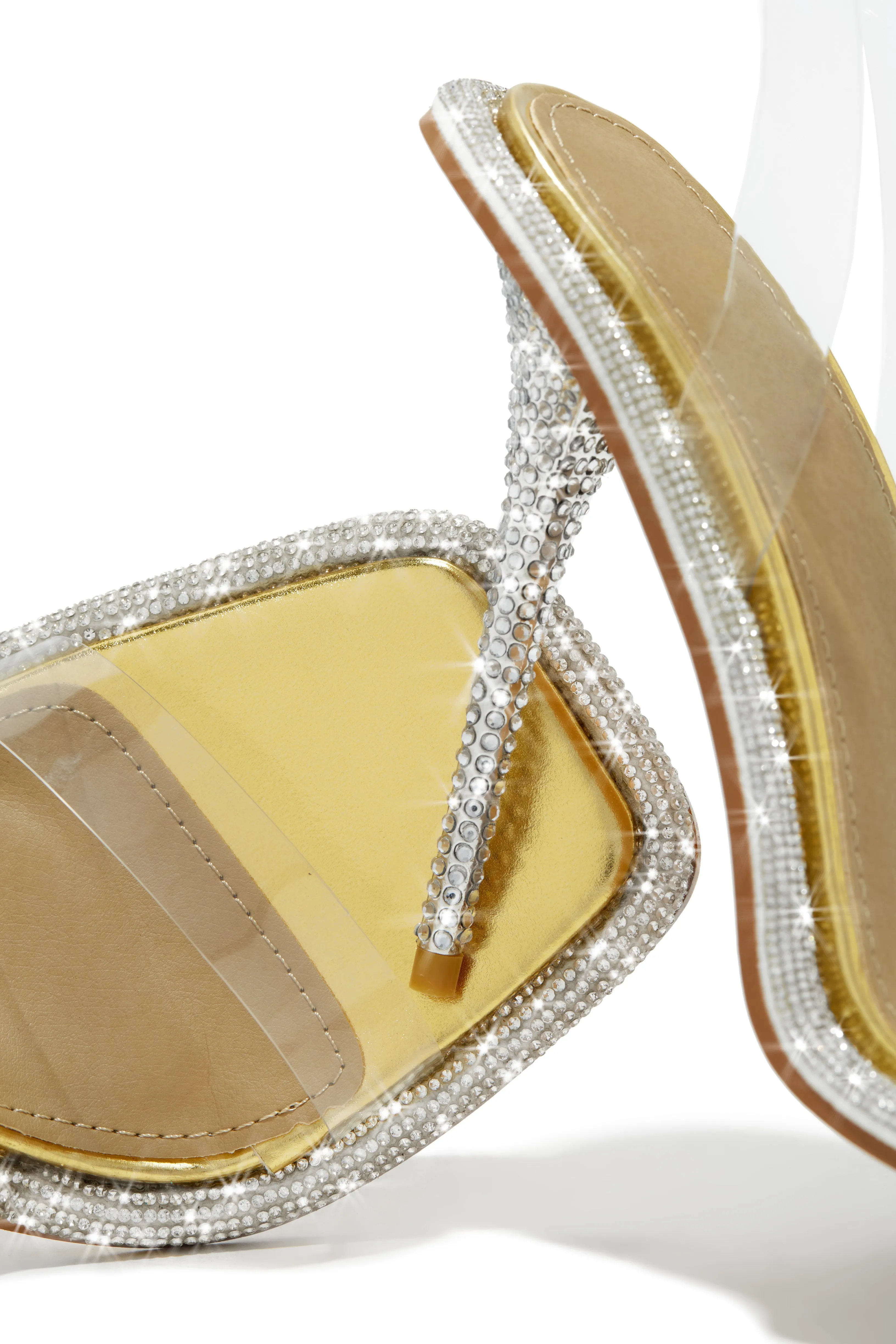 Unforgettable Nights Embellished High Heels - Gold sold by Miss Lola product image thumbnail 4