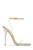 Unforgettable Nights Embellished High Heels - Gold sold by Miss Lola