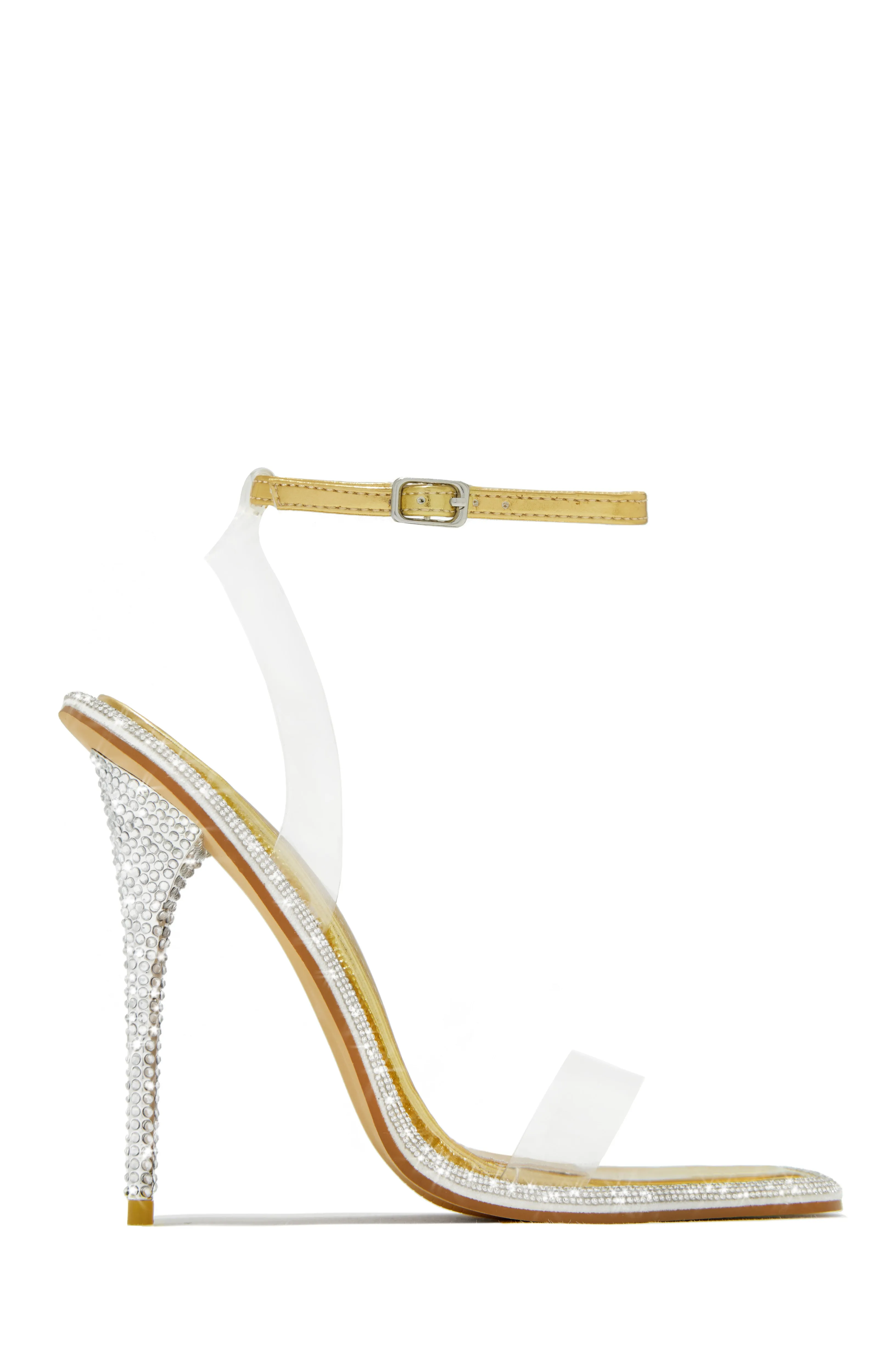 Unforgettable Nights Embellished High Heels - Gold sold by Miss Lola product image thumbnail 3