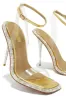Unforgettable Nights Embellished High Heels - Gold sold by Miss Lola