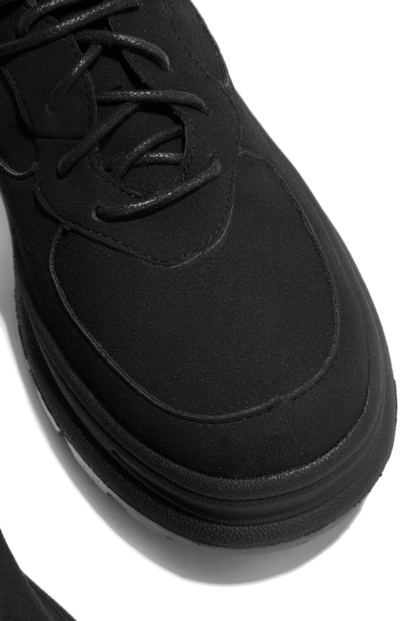 Mollie Lace Up Combat Boots - Black sold by Miss Lola product image thumbnail 5