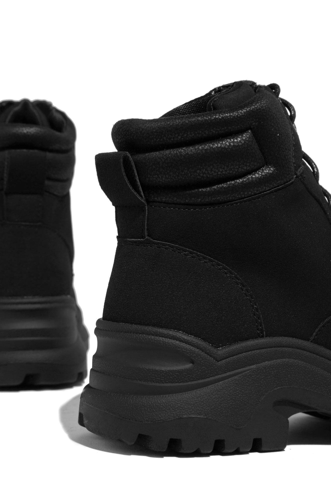 Mollie Lace Up Combat Boots - Black sold by Miss Lola product image thumbnail 4