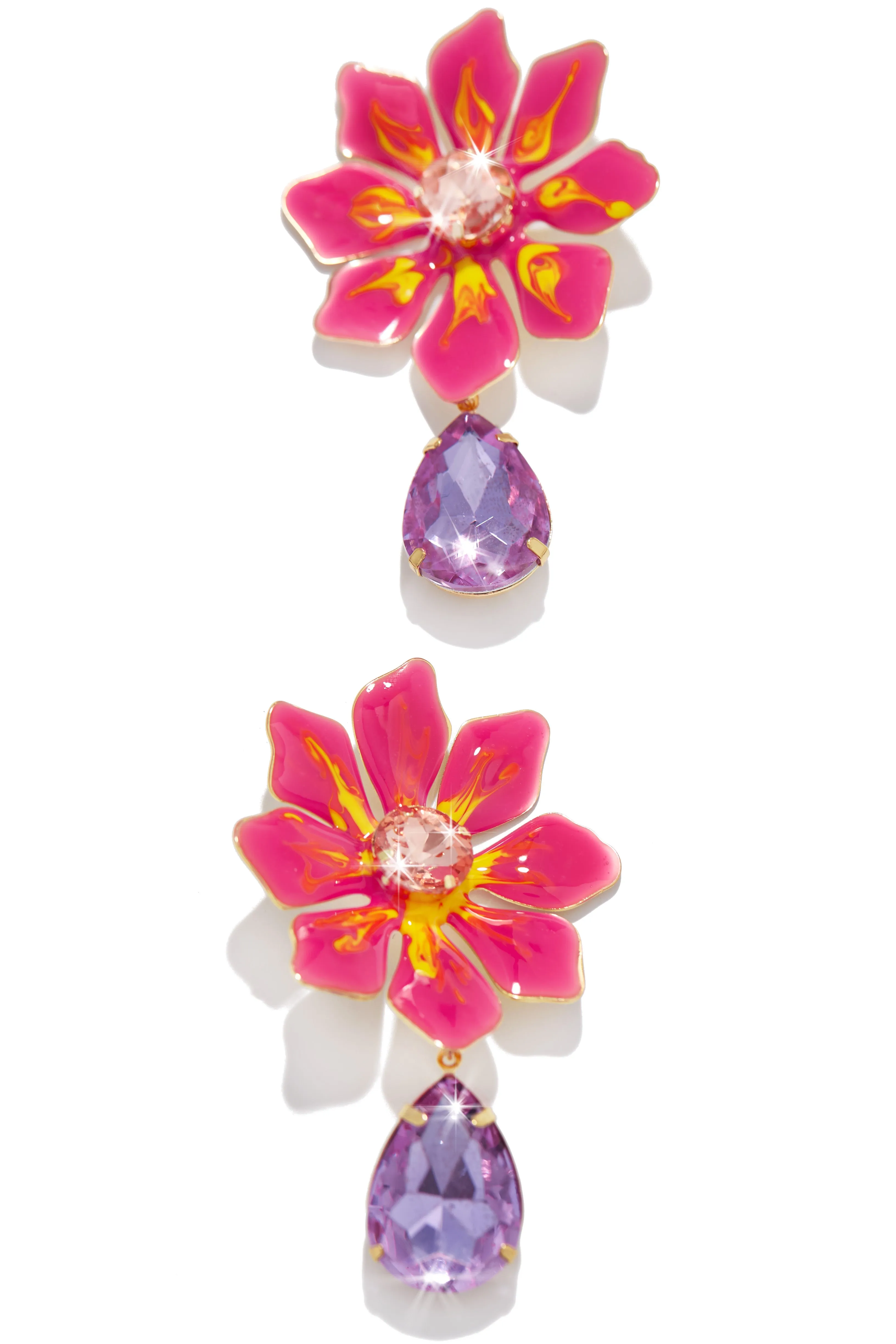 Imara Colorful Flower Earring - Pink sold by Miss Lola product image thumbnail 4