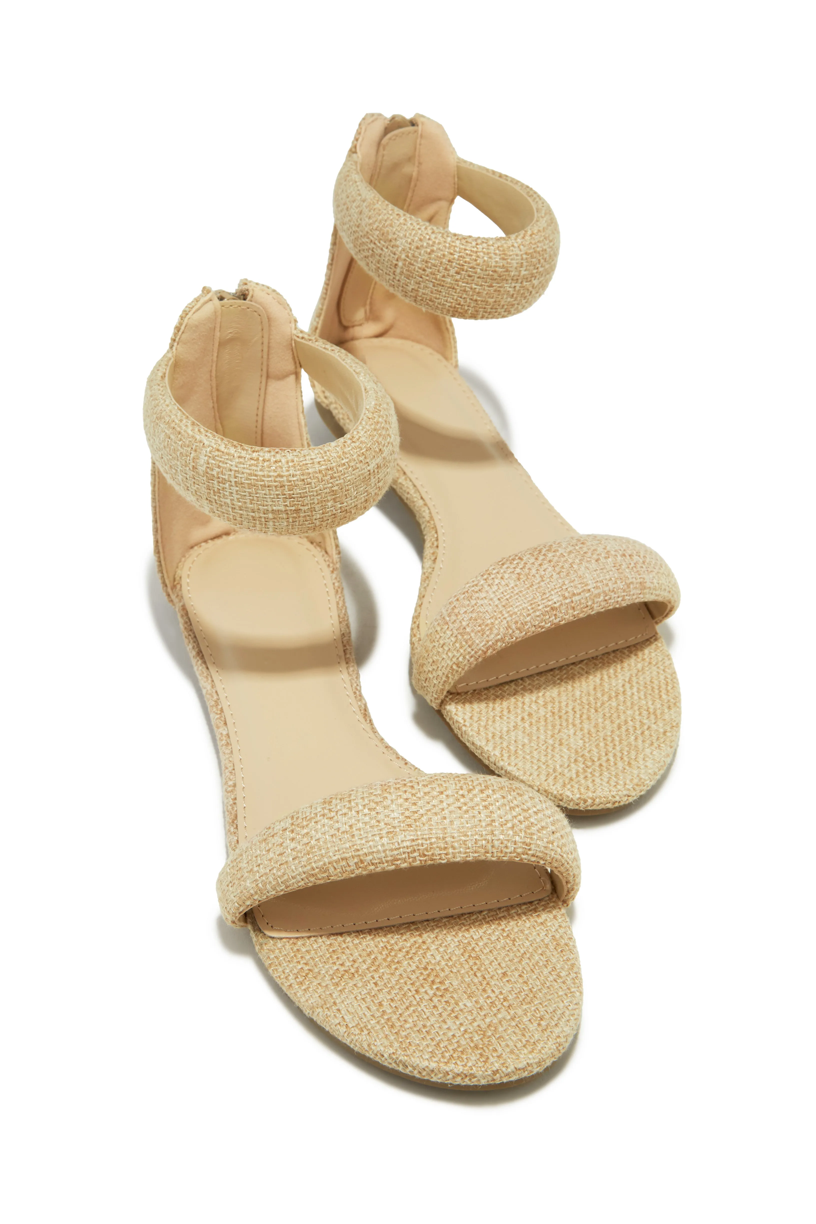 Marisa Ankle Strap Sandals - Natural sold by Miss Lola product image thumbnail 3
