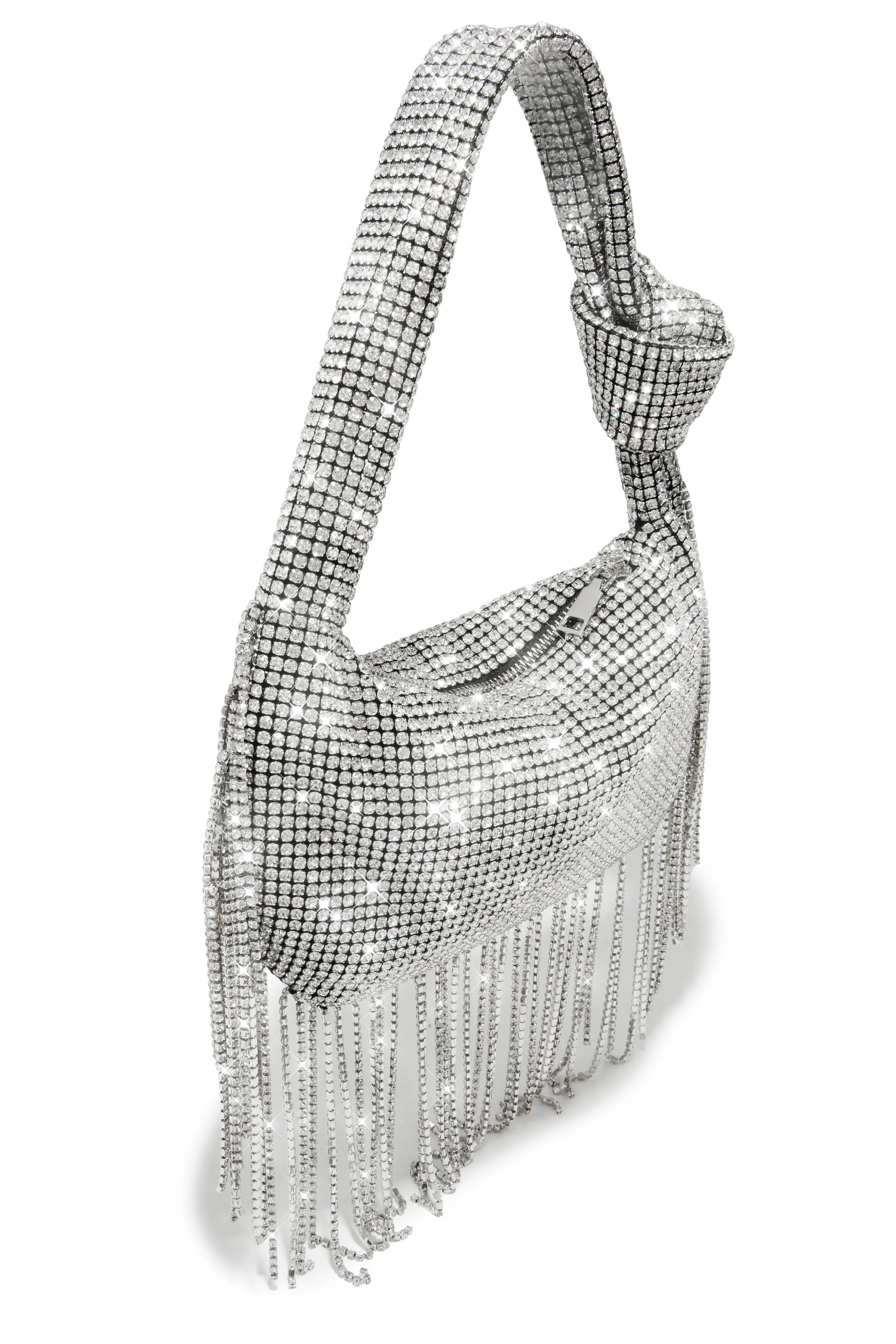 Ayara Embellished Handbag - Silver sold by Miss Lola product image thumbnail 5