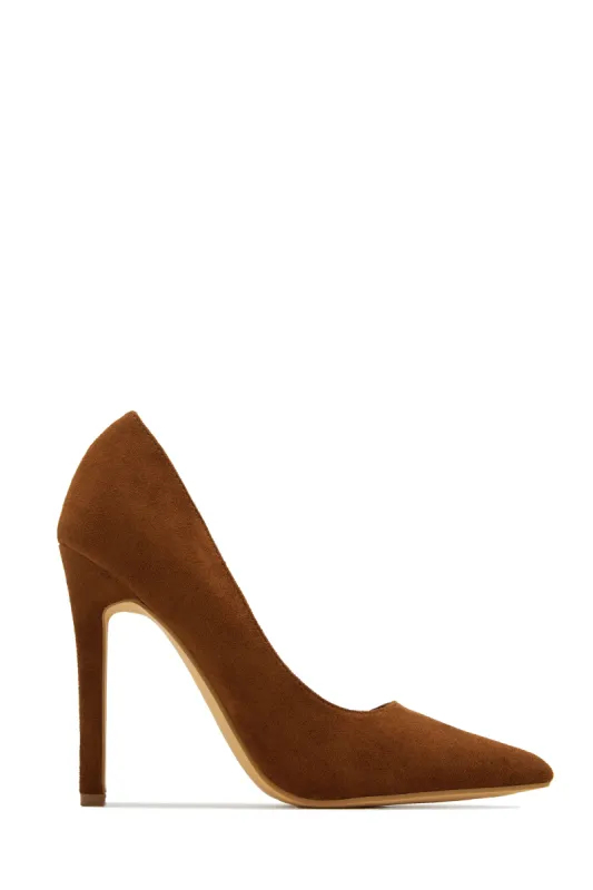 Aylene High Heel Pumps - Chestnut sold by Miss Lola
