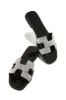 Bianka Embellished Slip On Sandals - Black sold by Miss Lola