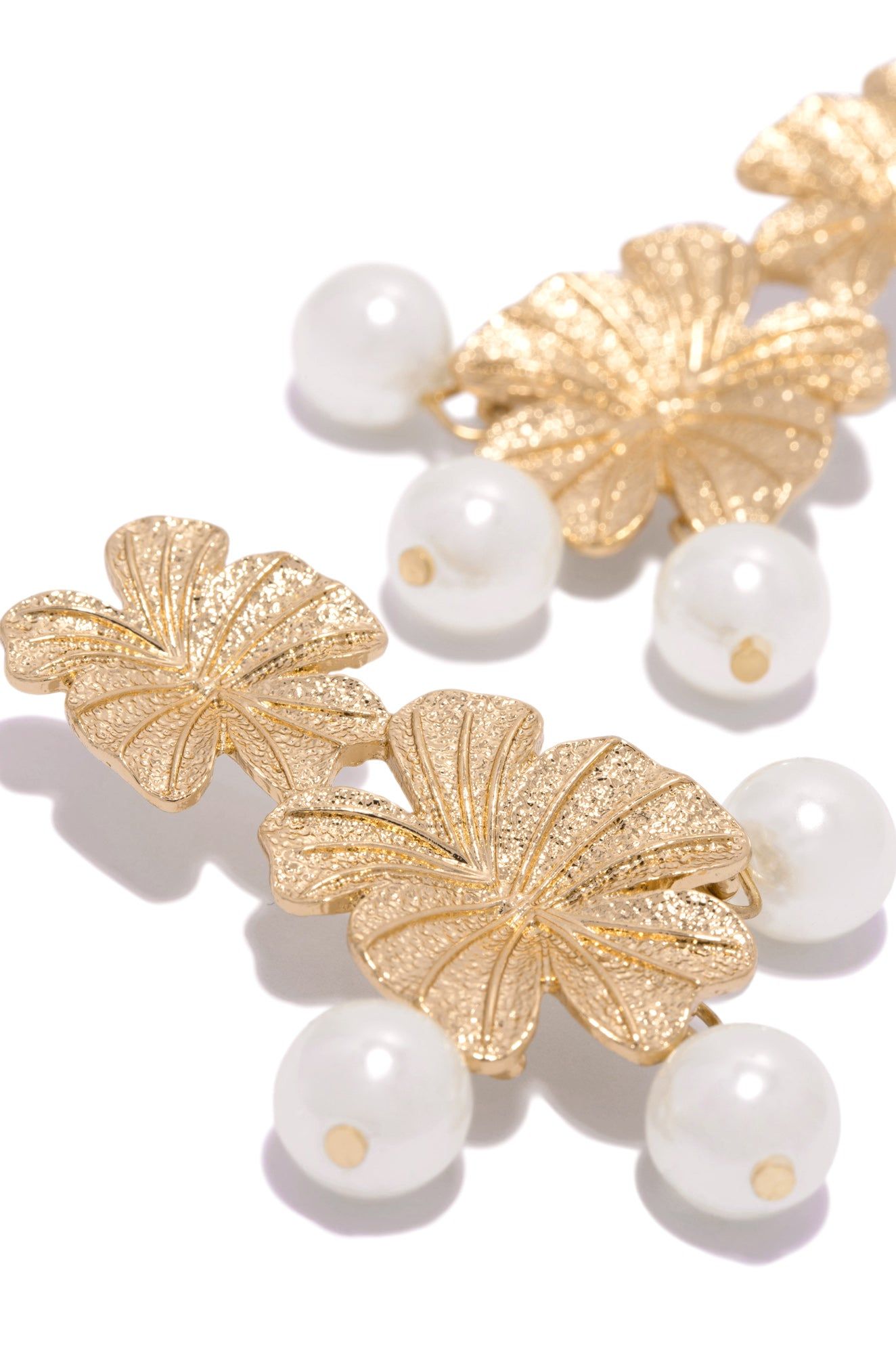 Miraya Pearl Beaded Earring - Gold sold by Miss Lola product image thumbnail 2