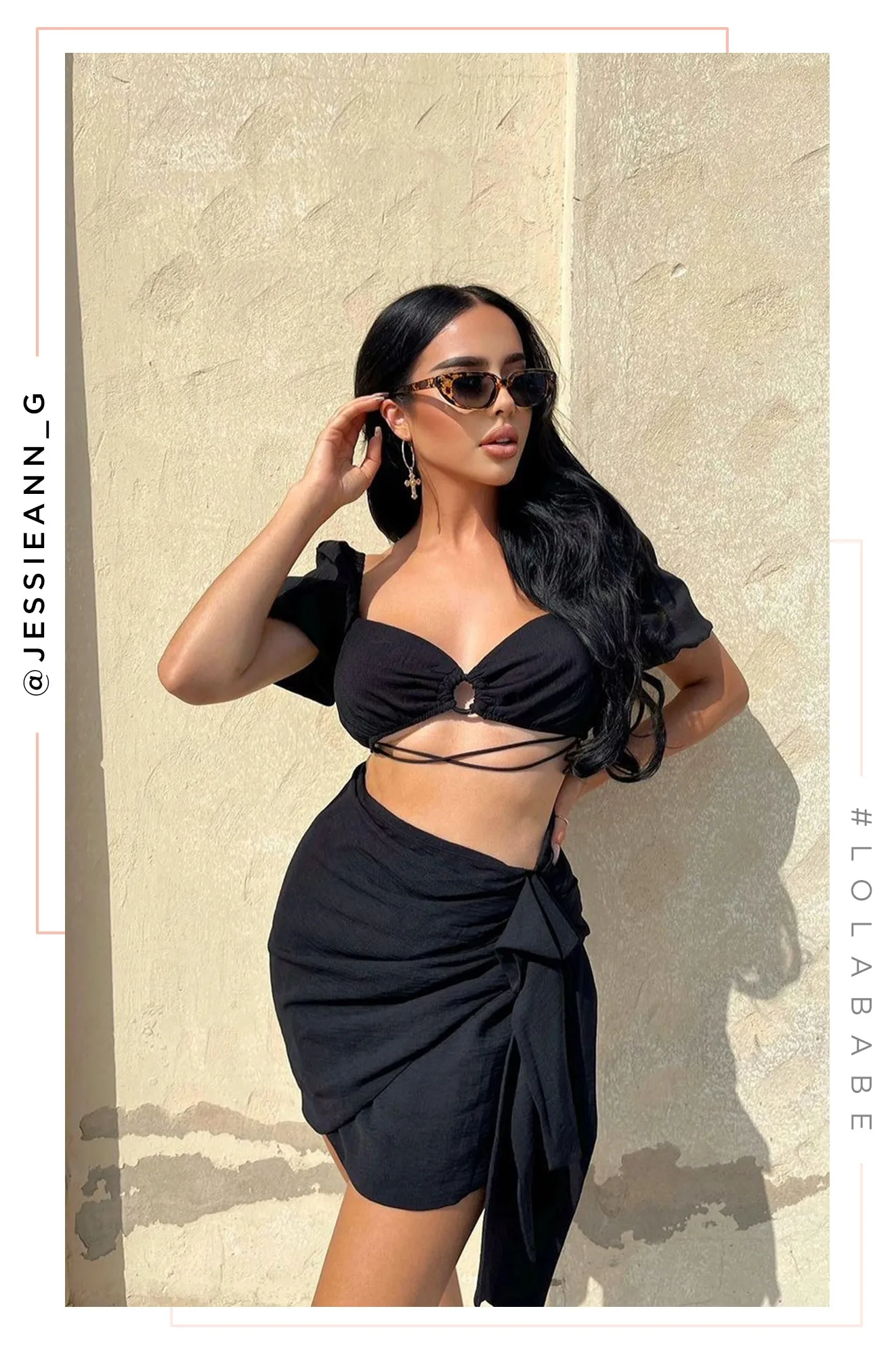 Chill Views Cat Eye Sunglasses - Tortoise sold by Miss Lola product image thumbnail 2