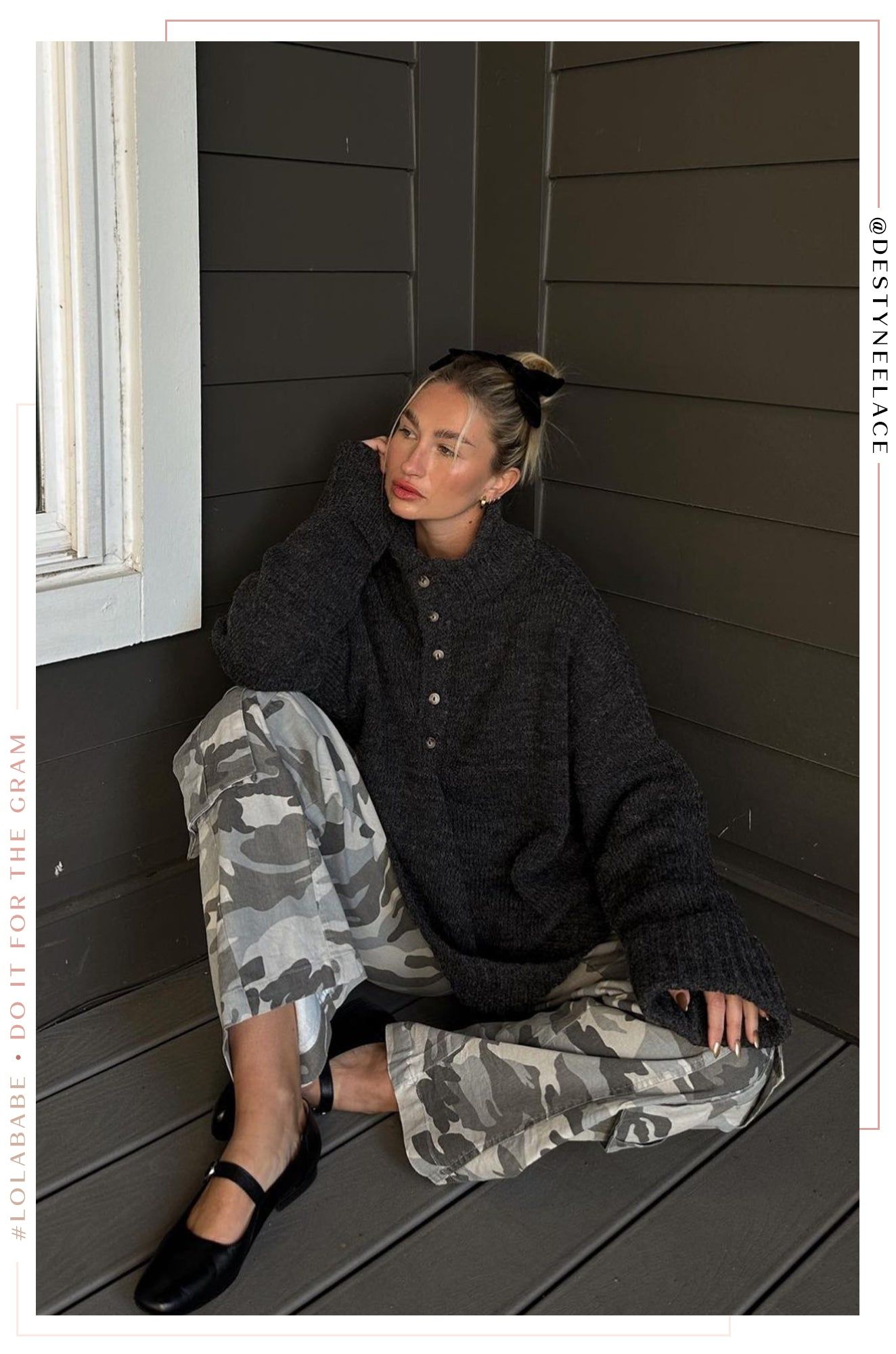 Brooklyn Camouflage Cargo Pant - Camo sold by Miss Lola product image thumbnail 5
