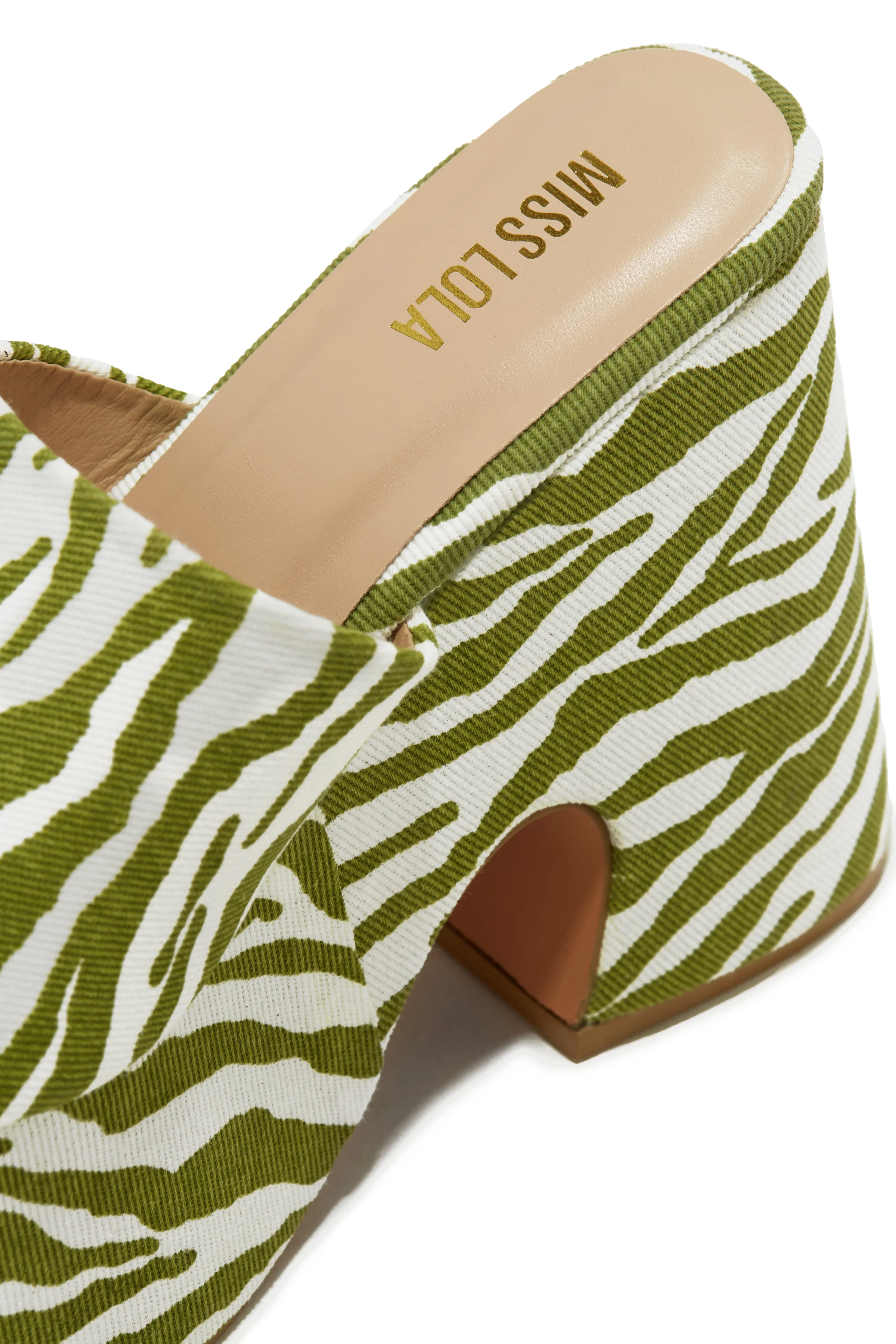 Still Your Best Chunky Platform Mules - Print sold by Miss Lola product image thumbnail 5