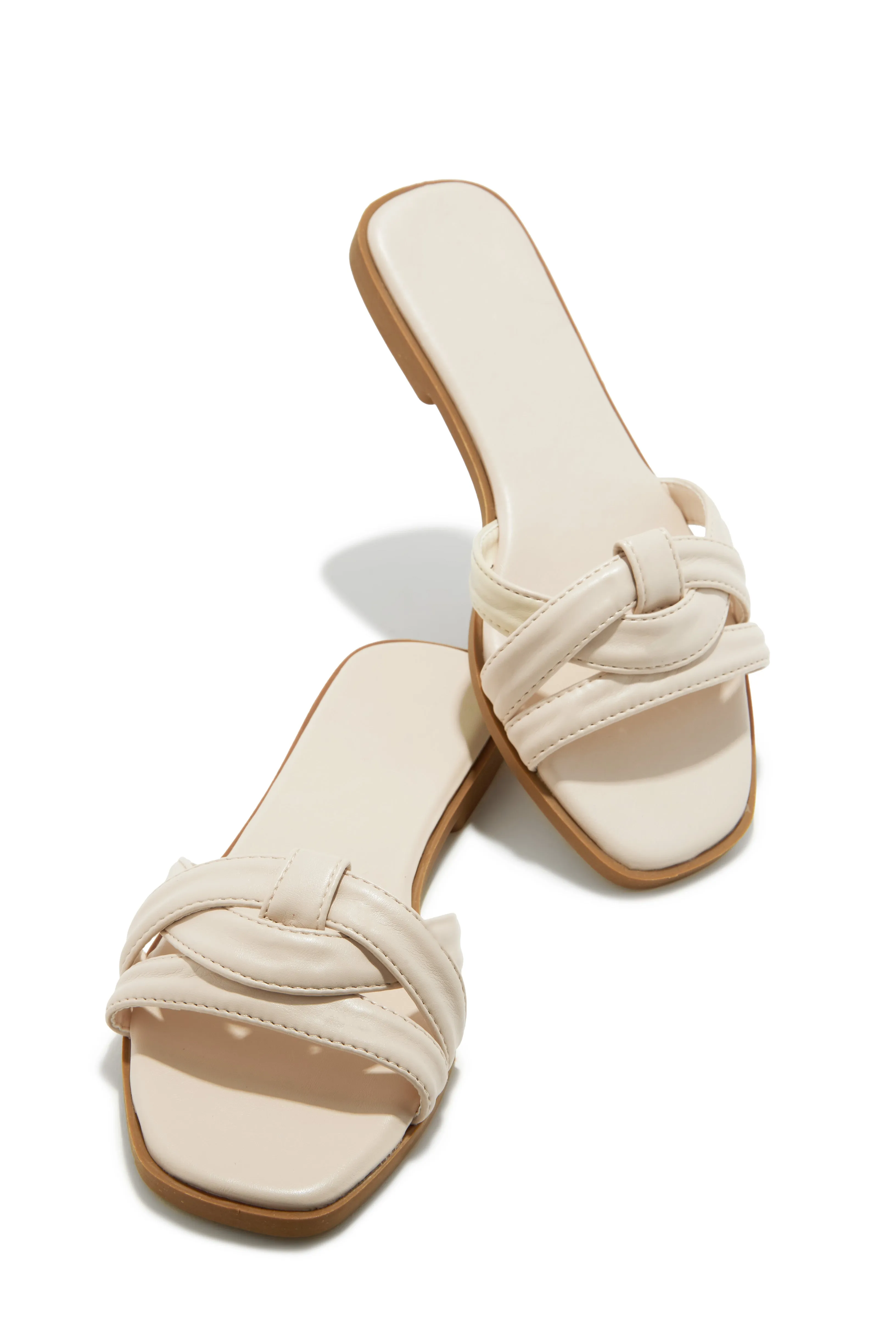 Maile Slip On Sandals - Ivory sold by Miss Lola product image thumbnail 2
