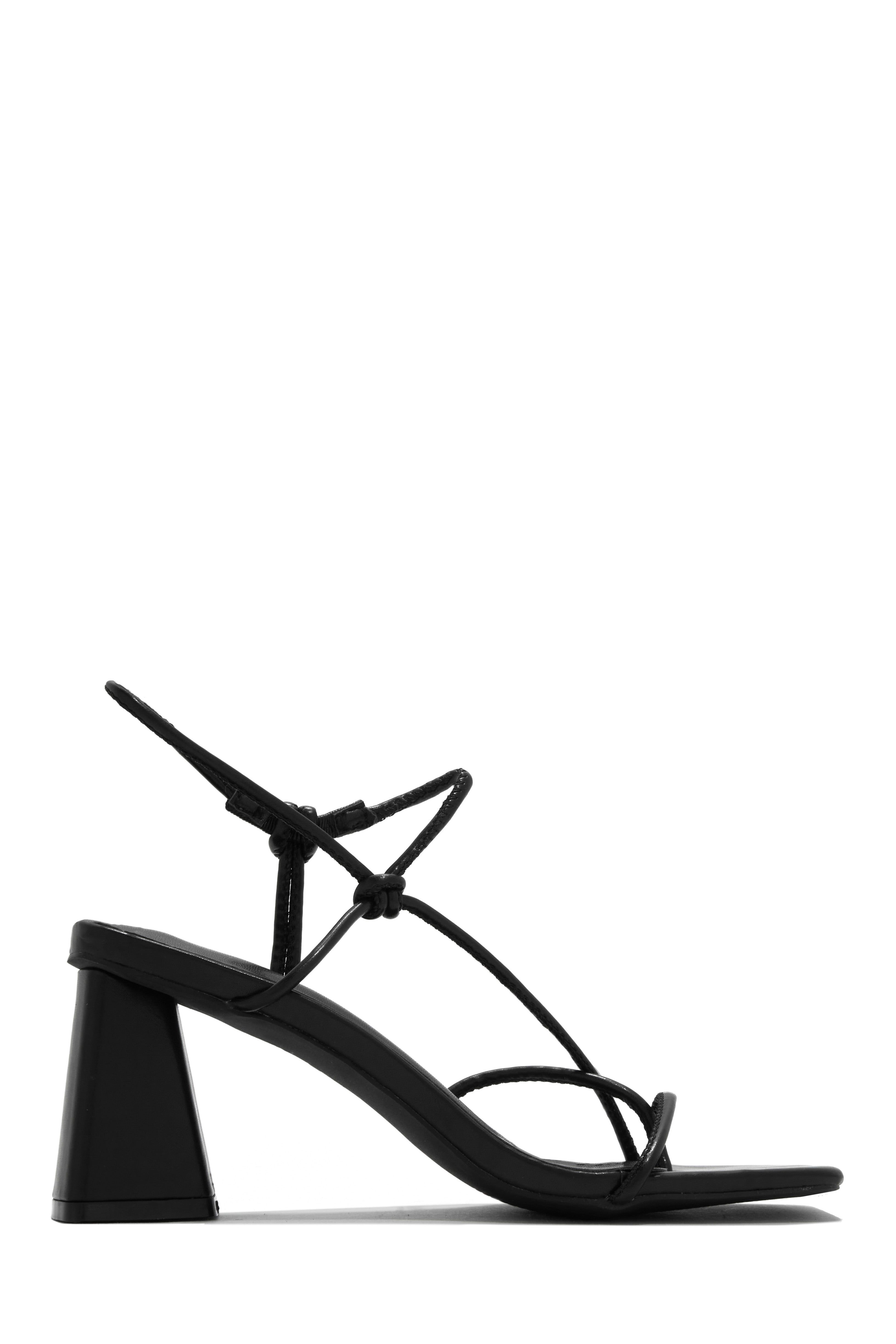 Vacation Memories Block Mid Heels - Nude sold by Miss Lola product image thumbnail 4