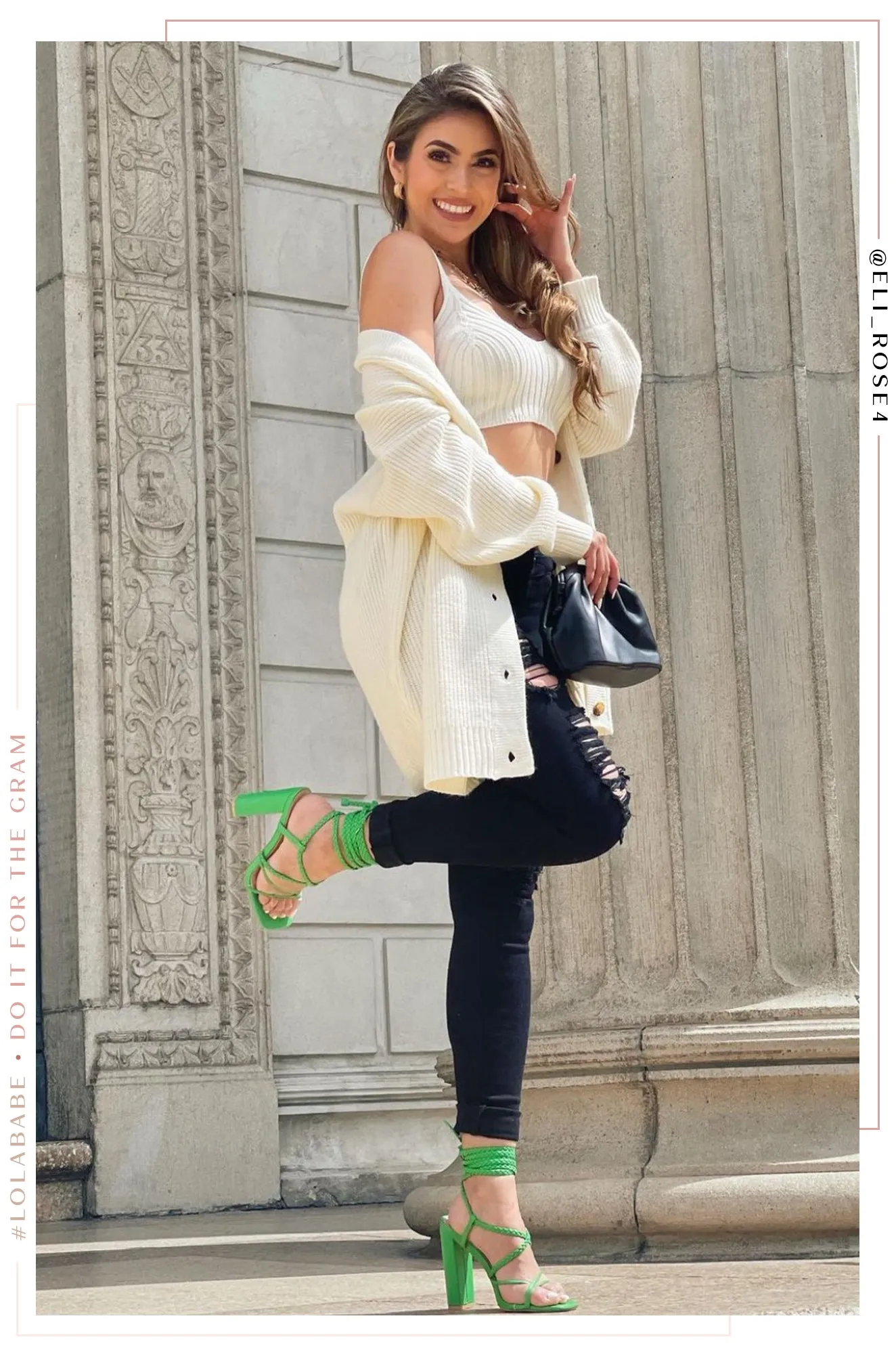 Chic Dates Two Piece Cardigan Set - Ivory sold by Miss Lola product image thumbnail 3