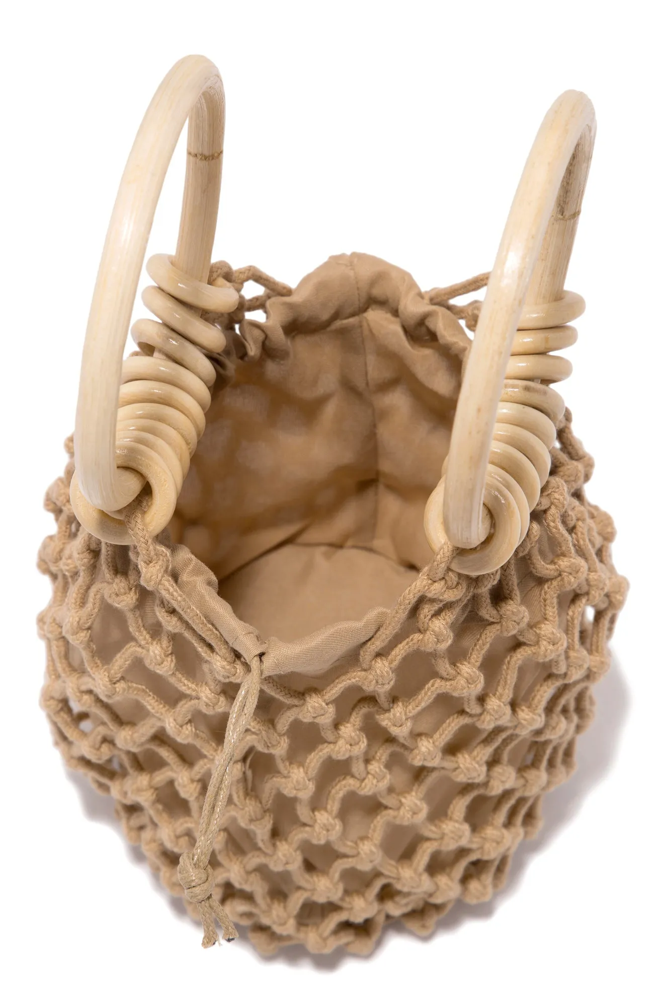 Tulum Dreams Crochet Handbag - Nude sold by Miss Lola product image thumbnail 4