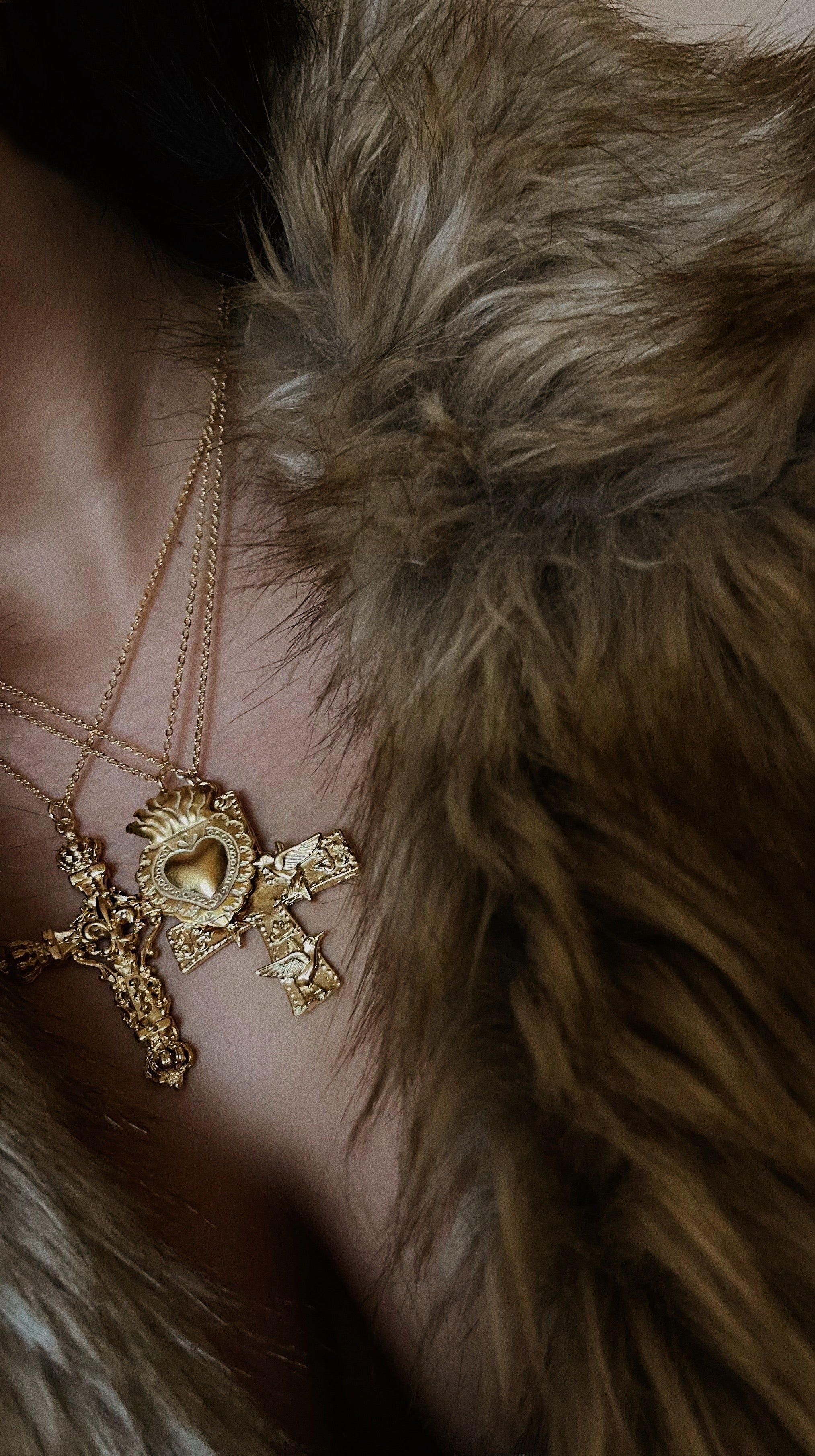 Levina 18k Gold Plated Cross Necklace - Gold sold by Miss Lola product image thumbnail 5