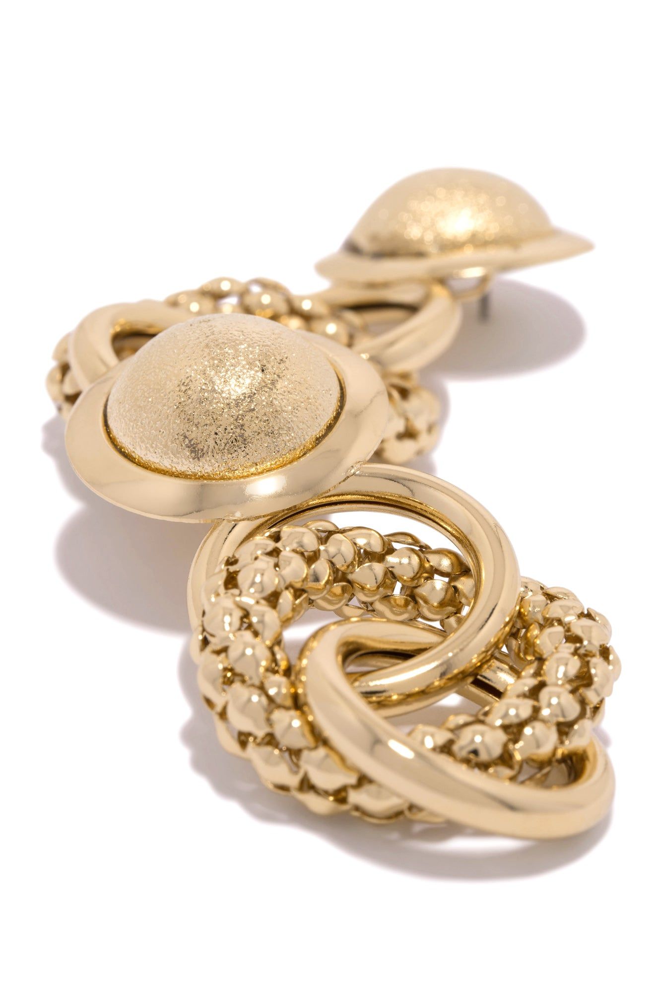 Carmen Dangle Earring - Gold sold by Miss Lola product image thumbnail 4