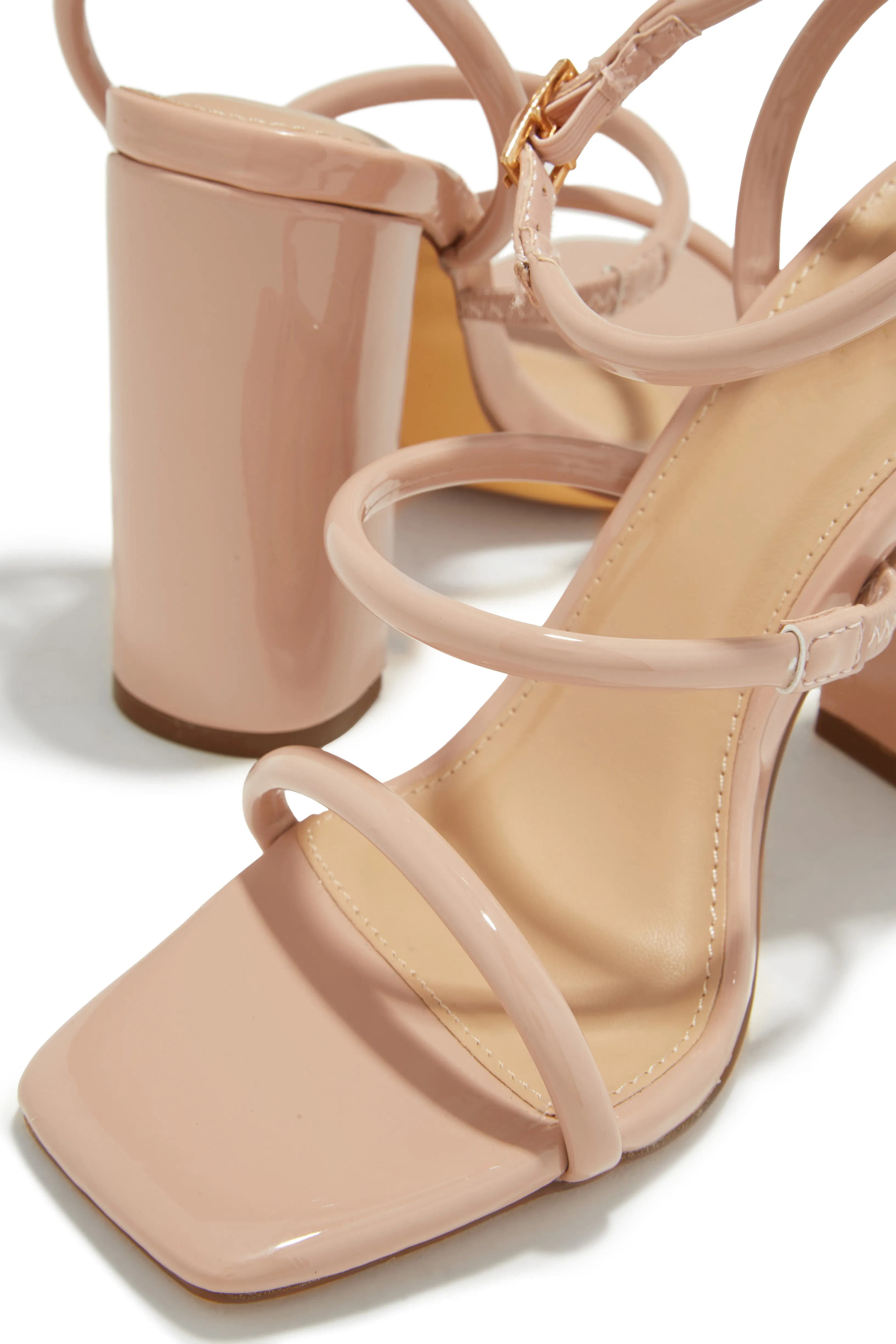Emalia Block Heels - Nude sold by Miss Lola product image thumbnail 2