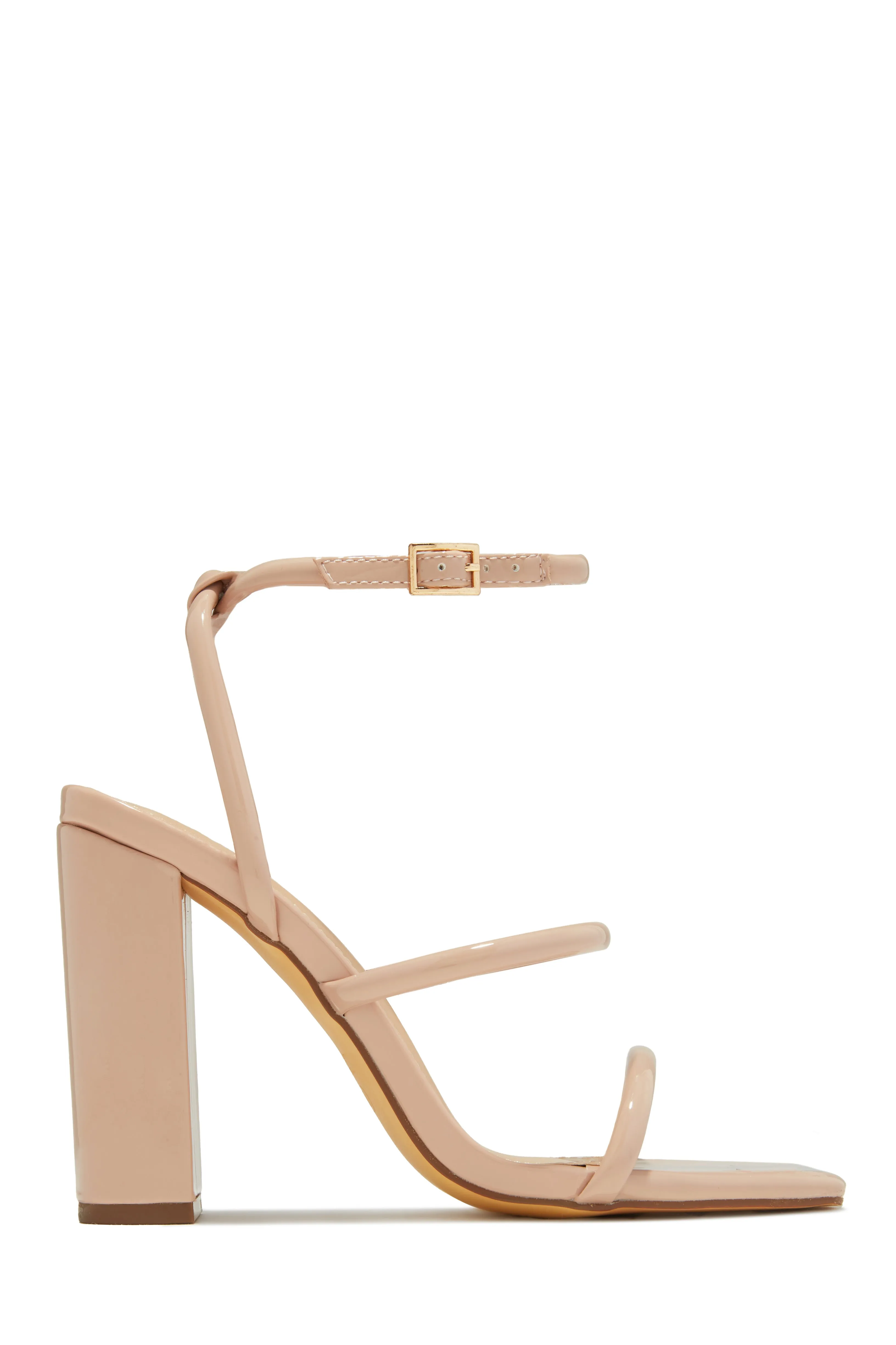 Emalia Block Heels - Nude sold by Miss Lola product image thumbnail 4