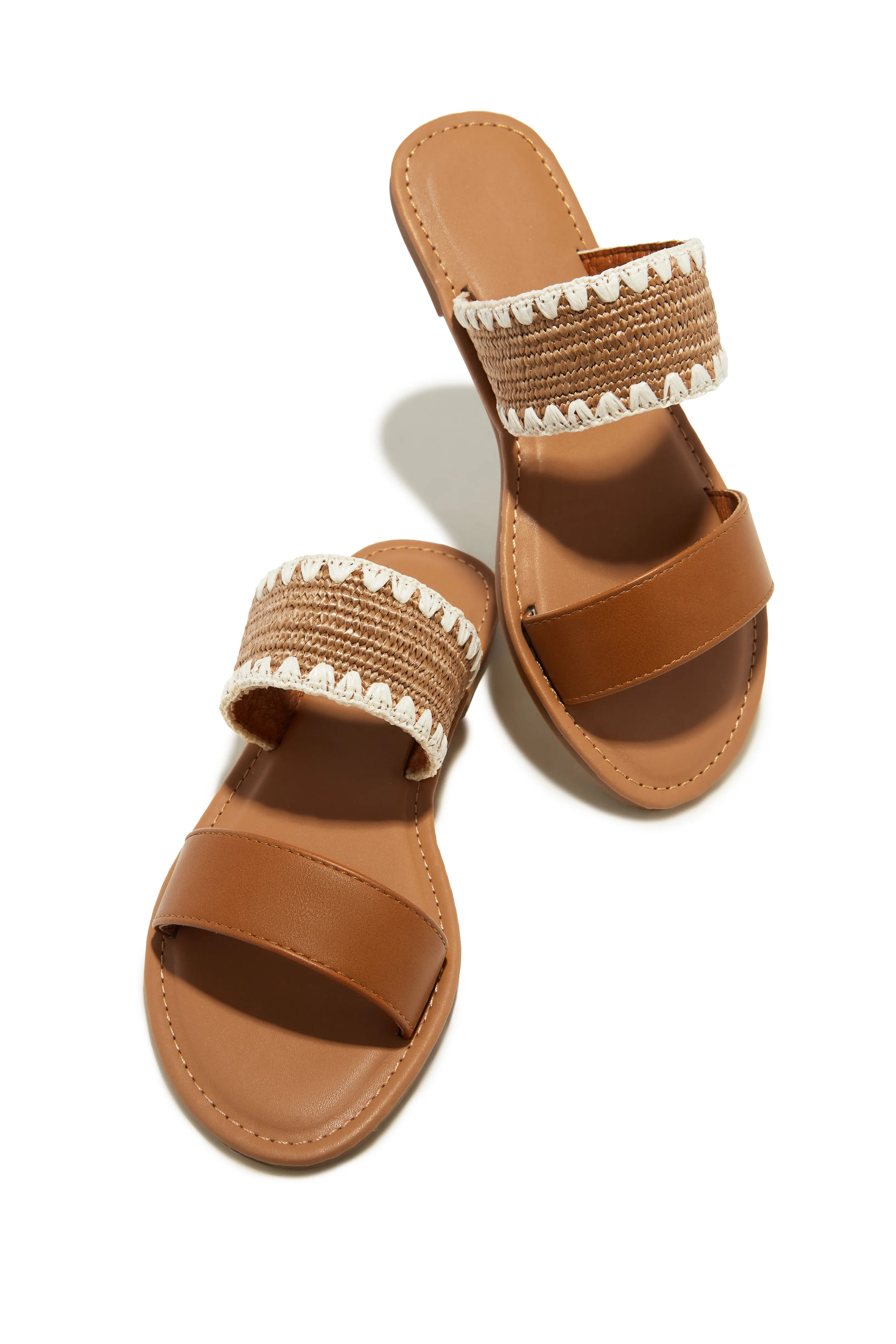 Janice Slip On Sandals - Tan sold by Miss Lola product image thumbnail 5