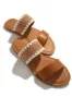 Janice Slip On Sandals - Tan sold by Miss Lola