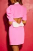 Barbie Girl Short Sleeve Mini Dress - Pink sold by Miss Lola