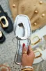 Adelia Slip On Thong Strap Sandals - Silver sold by Miss Lola