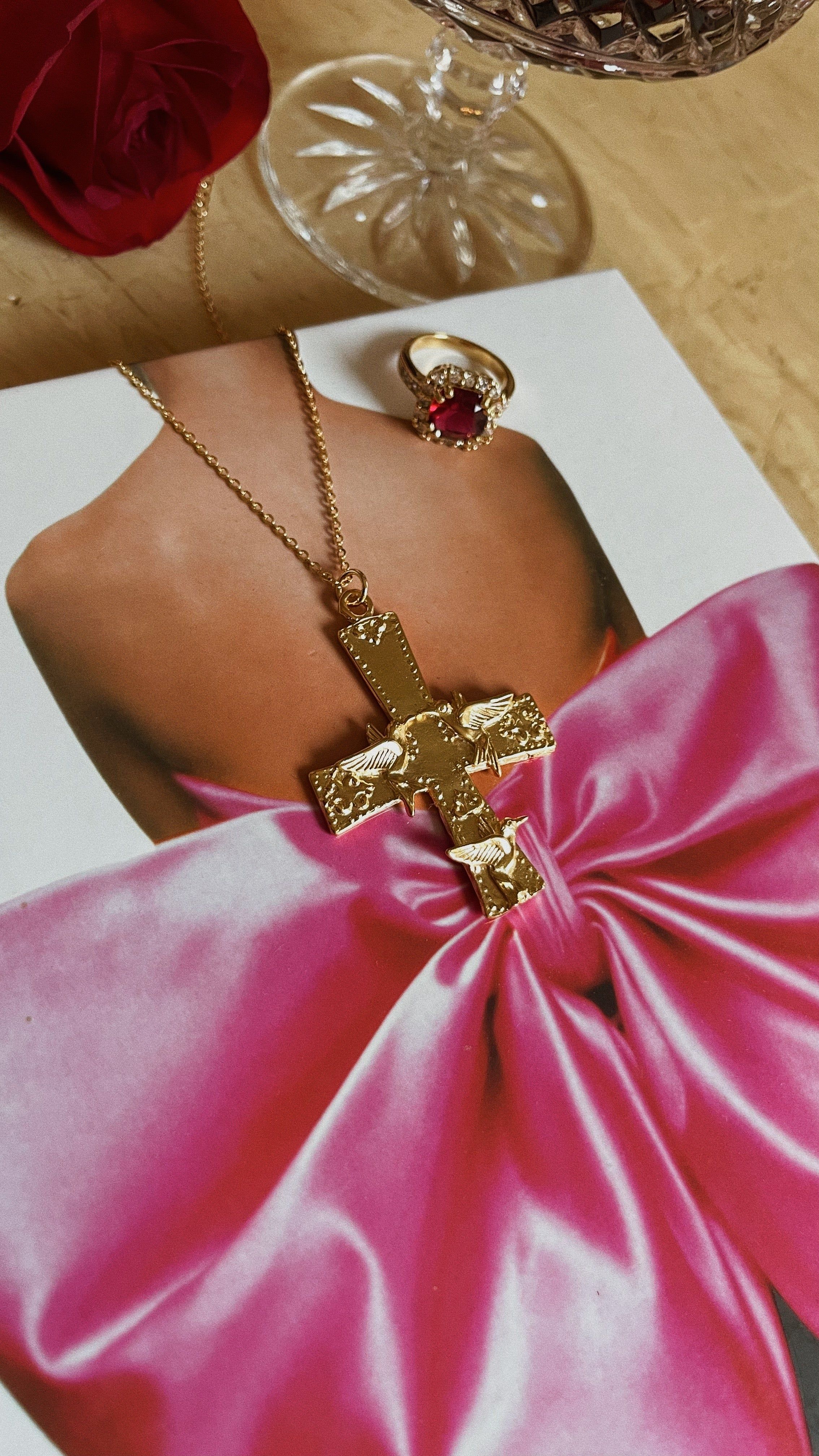 Hannah 18k Gold Plated Necklace - Gold sold by Miss Lola product image thumbnail 4