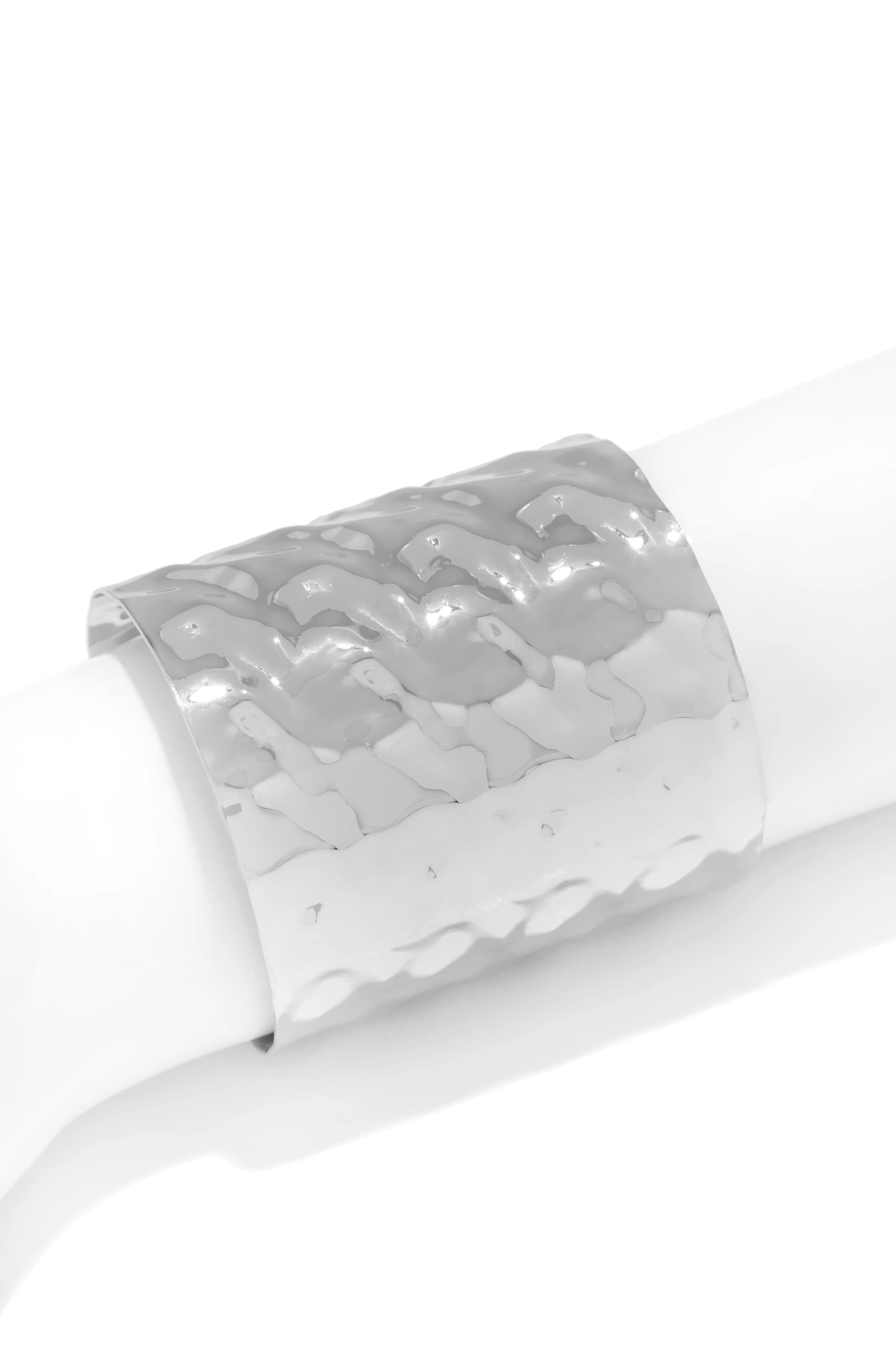 Ayana Statement Bangle - Silver sold by Miss Lola product image thumbnail 3