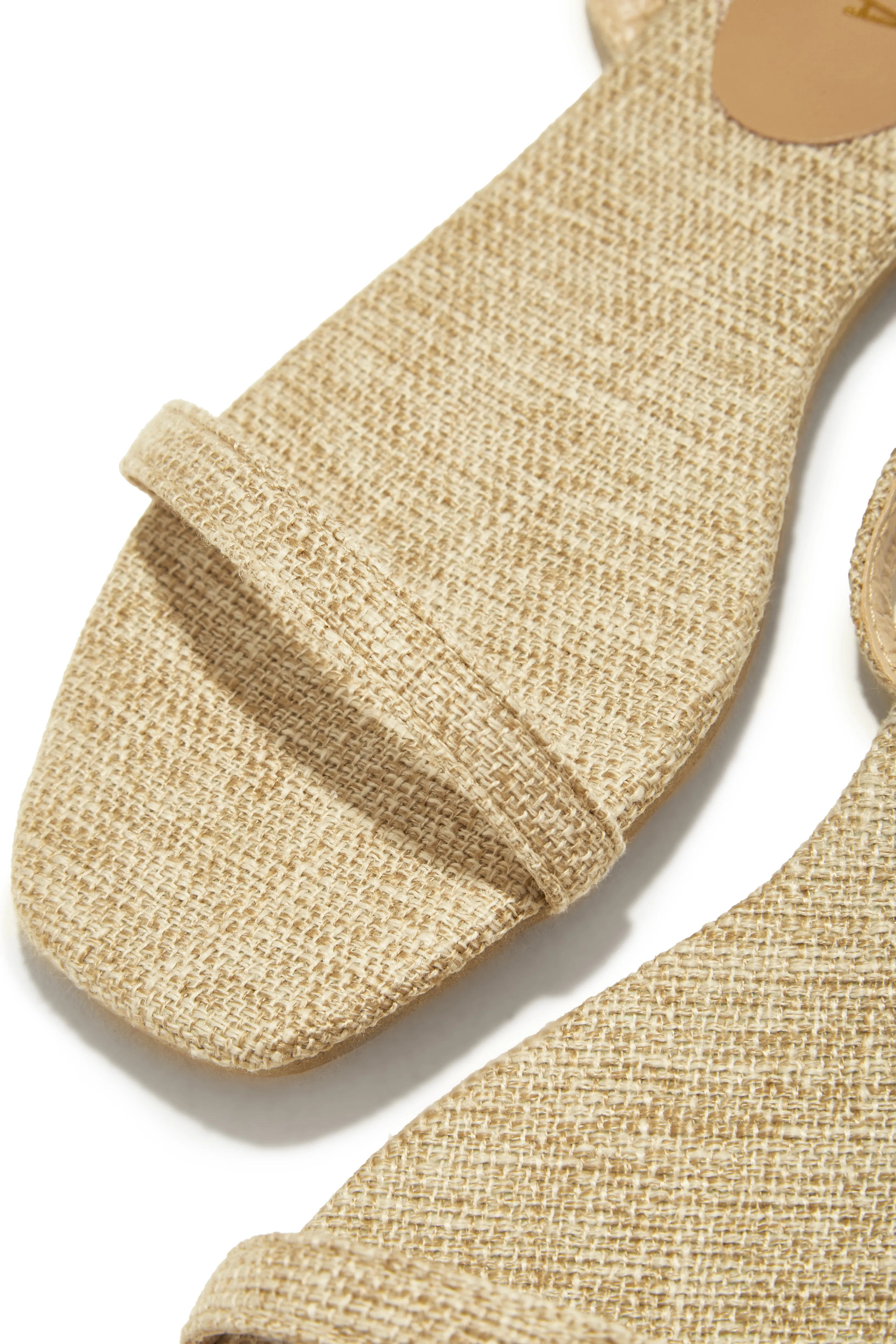 Perfect Affair Gold Chain Sandals - Natural sold by Miss Lola product image thumbnail 2