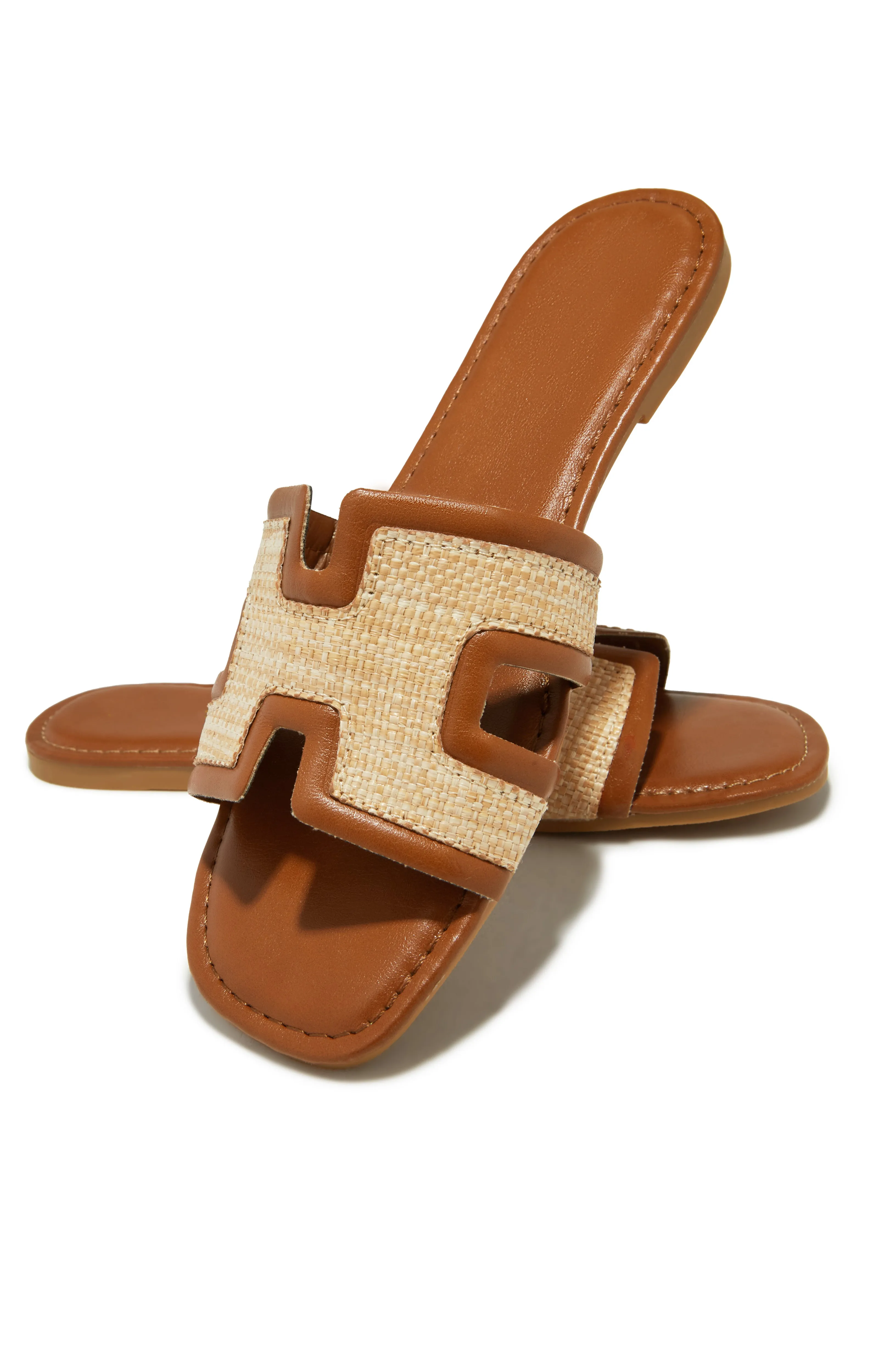 Playa Paradiso Slip On Sandals - Tan sold by Miss Lola product image thumbnail 2