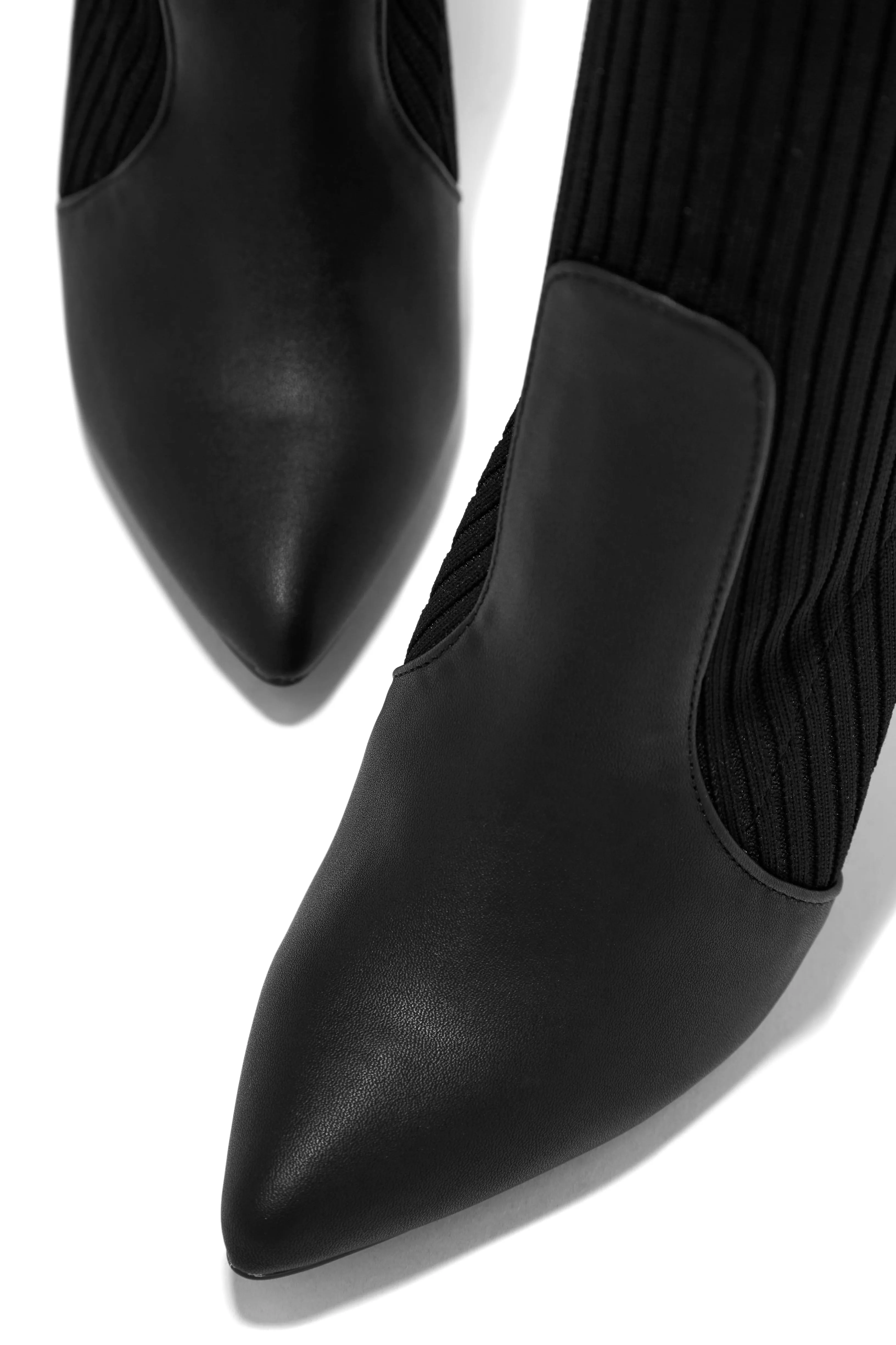 Mayven High Heel Ankle Boots - Black sold by Miss Lola product image thumbnail 3