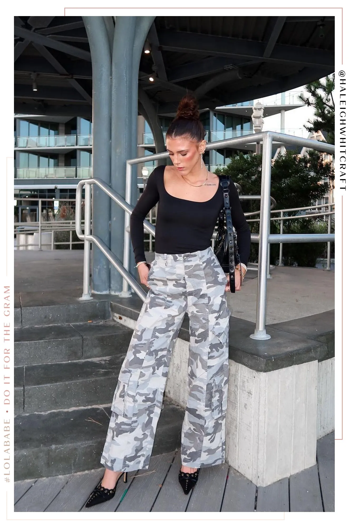 Janice Long Sleeve Bodysuit - Black sold by Miss Lola product image thumbnail 5