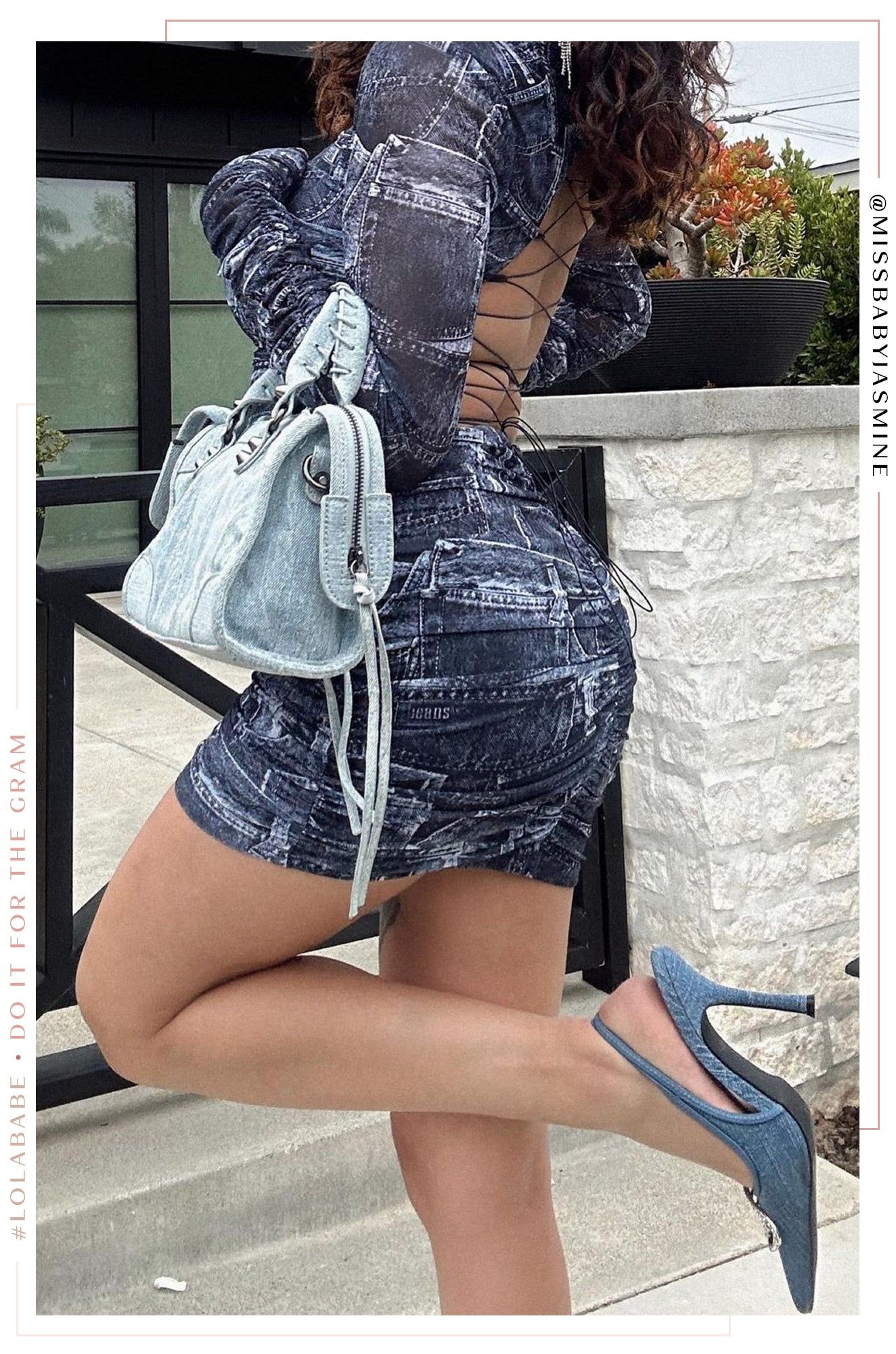 Natalie - Denim sold by Miss Lola product image thumbnail 8