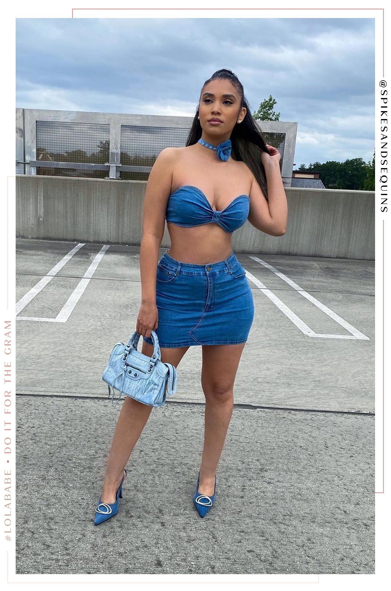 Natalie - Denim sold by Miss Lola product image thumbnail 2