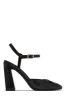 Elle Square Toe Block Heels - Black sold by Miss Lola