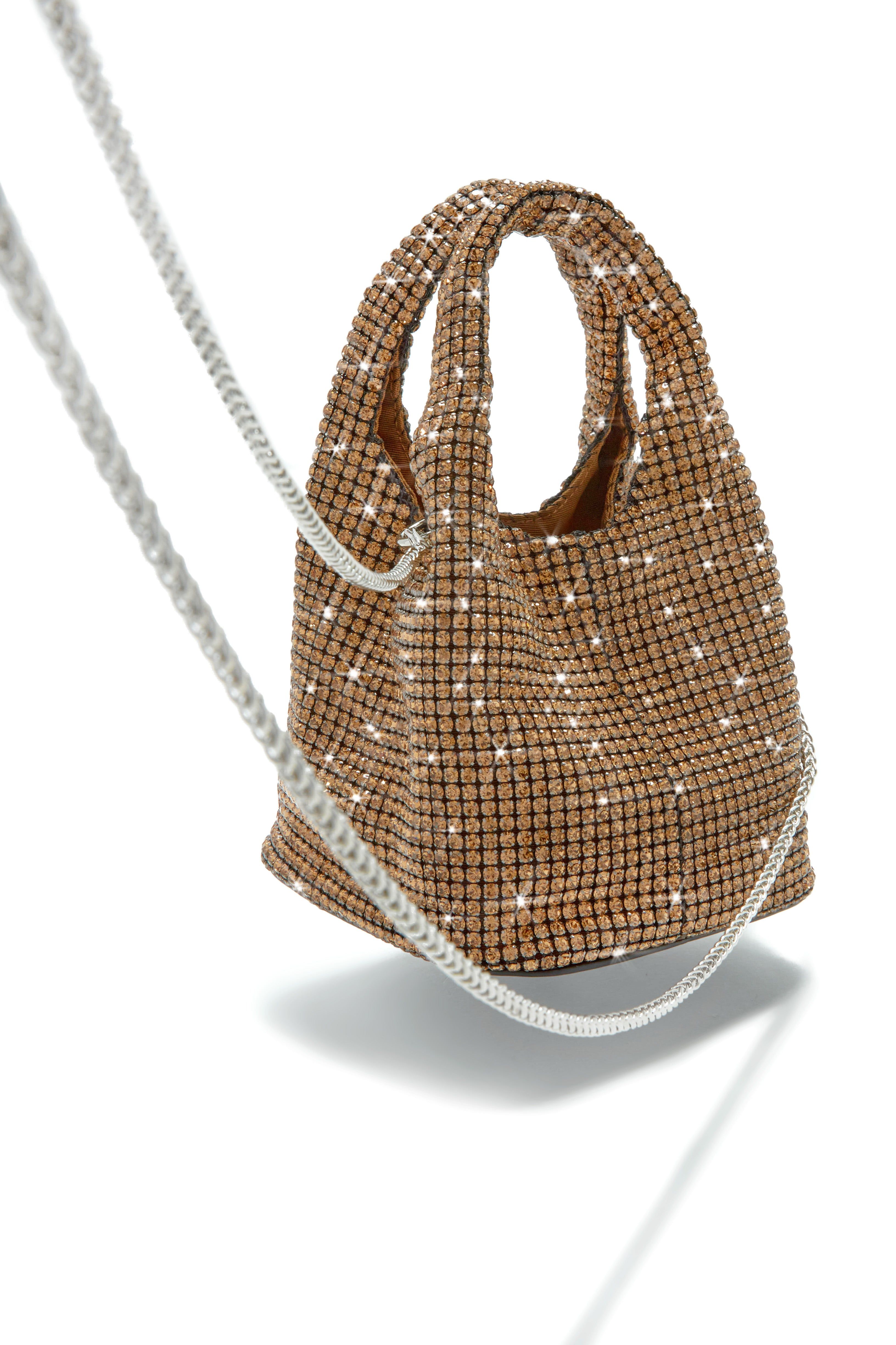 Cydni Embellished Bucket Bag - Rose Gold sold by Miss Lola product image thumbnail 5