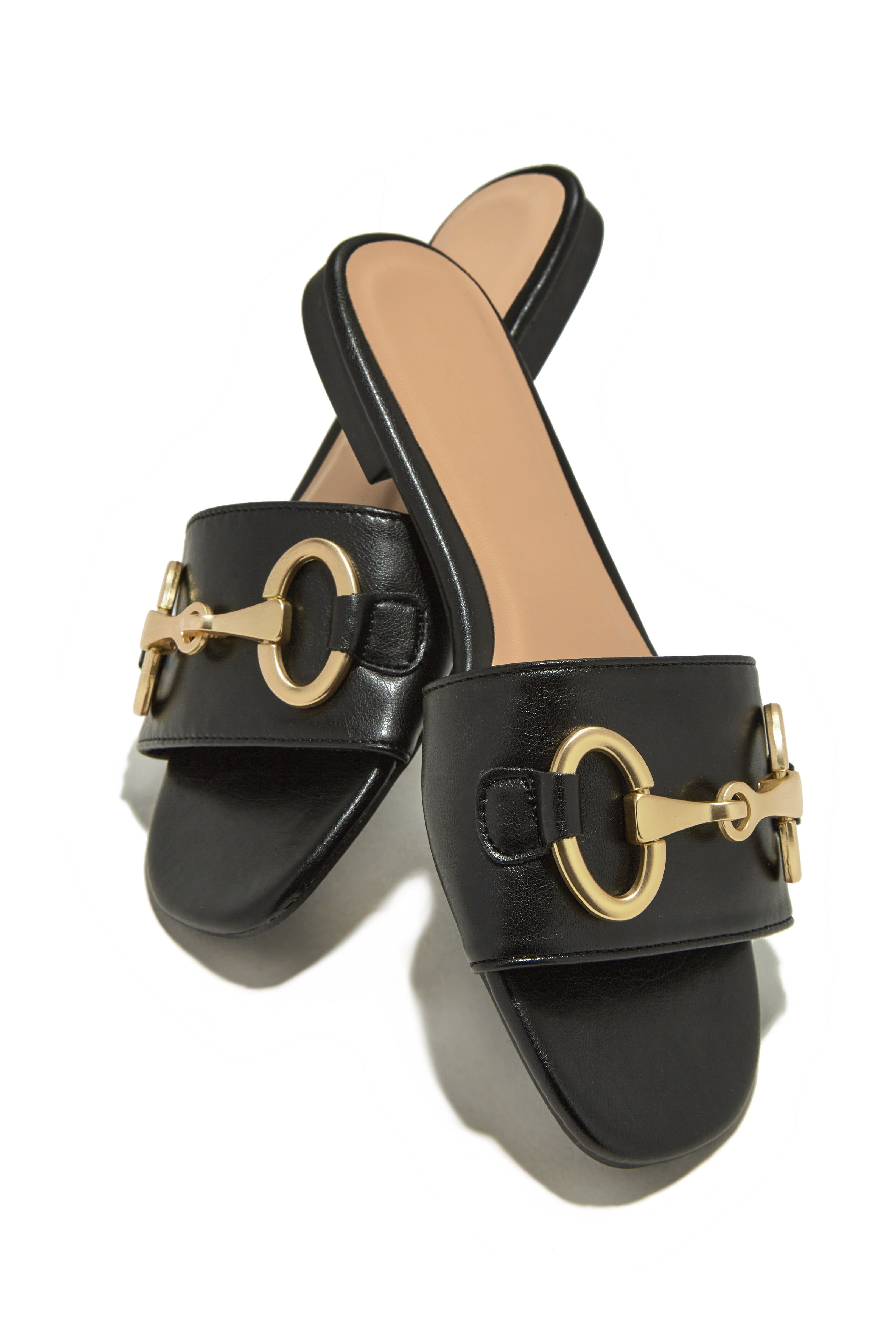 Tropical Drinks Slip On Sandals - Black sold by Miss Lola product image thumbnail 4