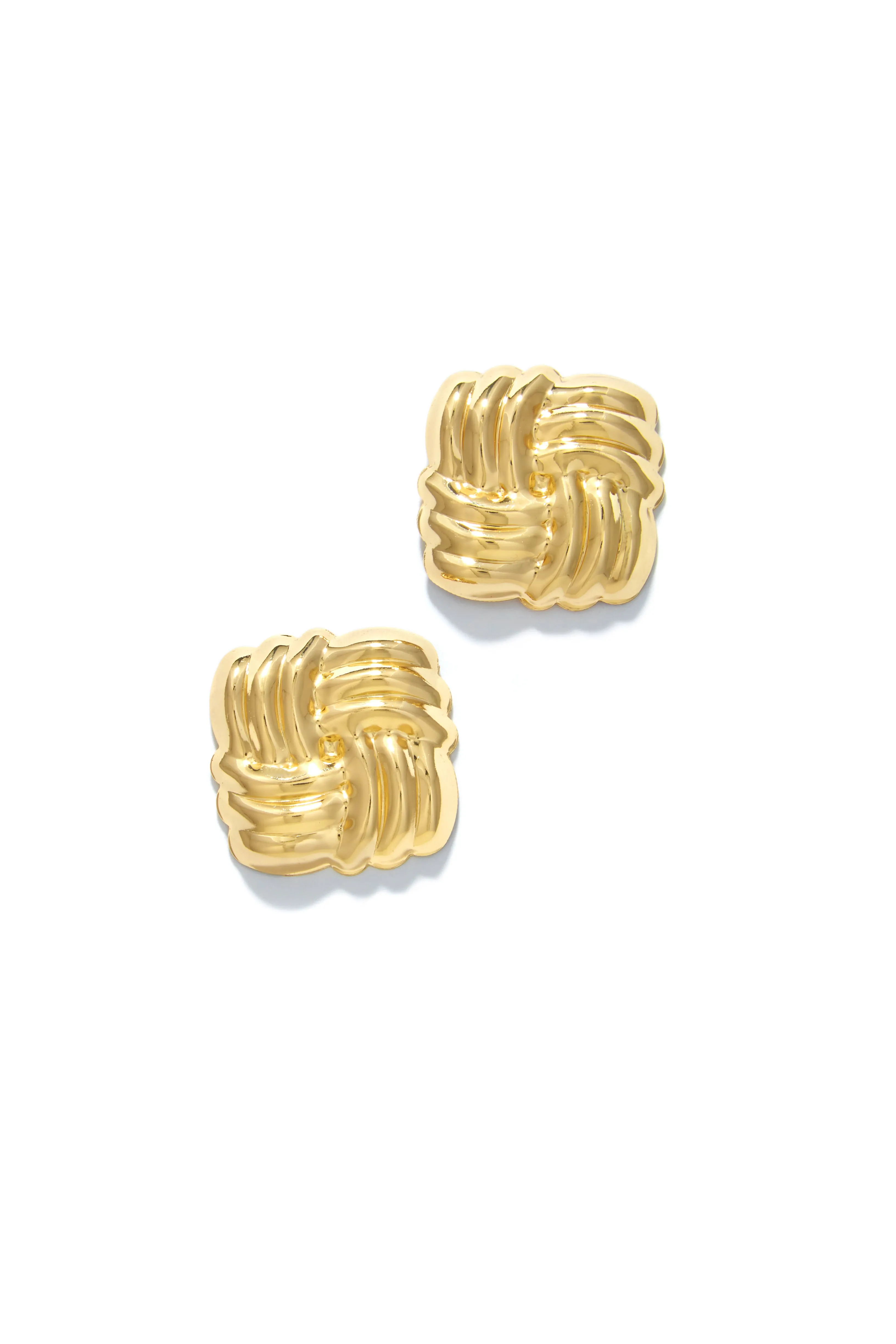 Elanya Statement Earring - Gold sold by Miss Lola product image thumbnail 4