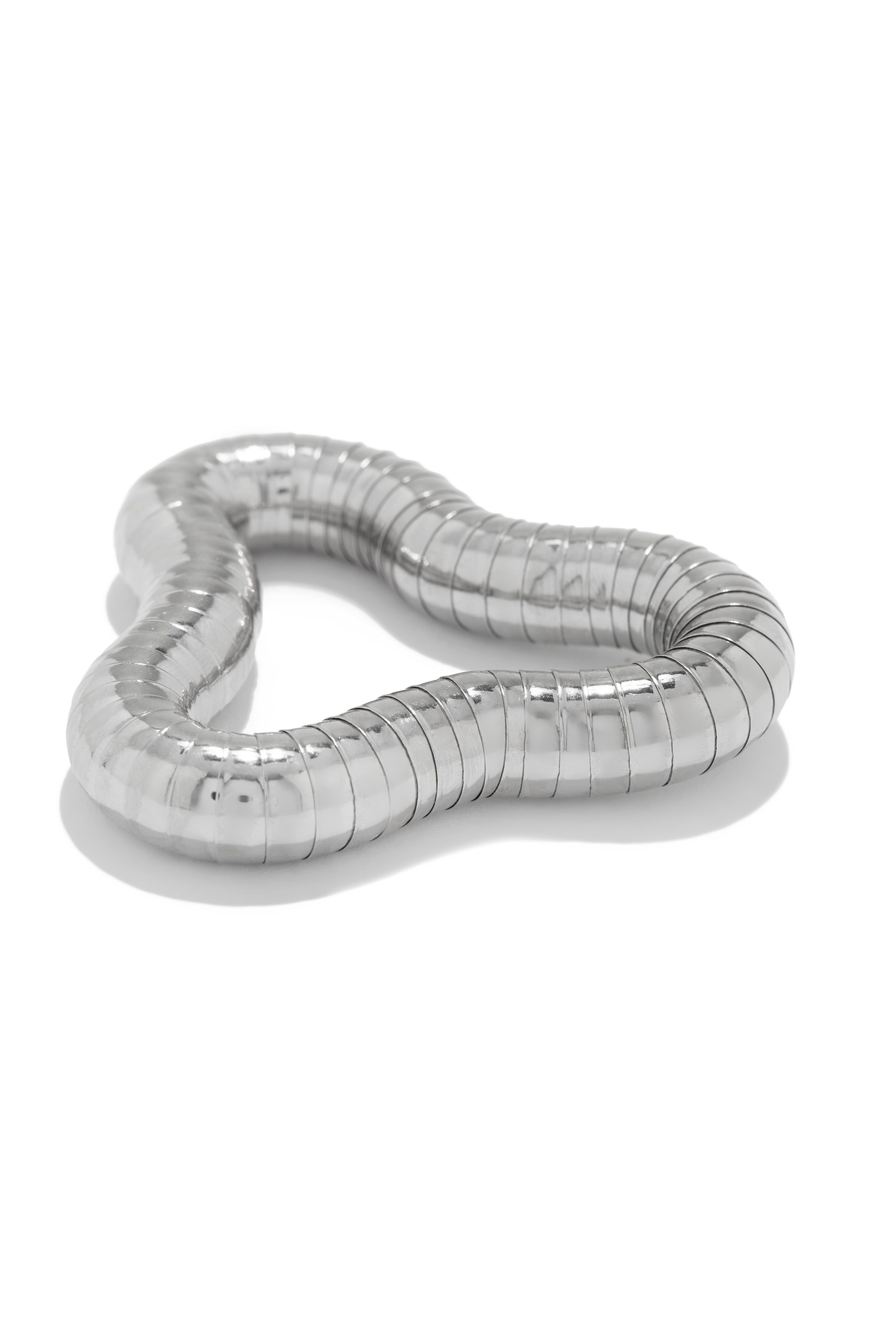 Erani Chunky Bracelet - Silver sold by Miss Lola product image thumbnail 3