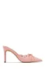 Sylvia Pump Heel Mules - Pink sold by Miss Lola
