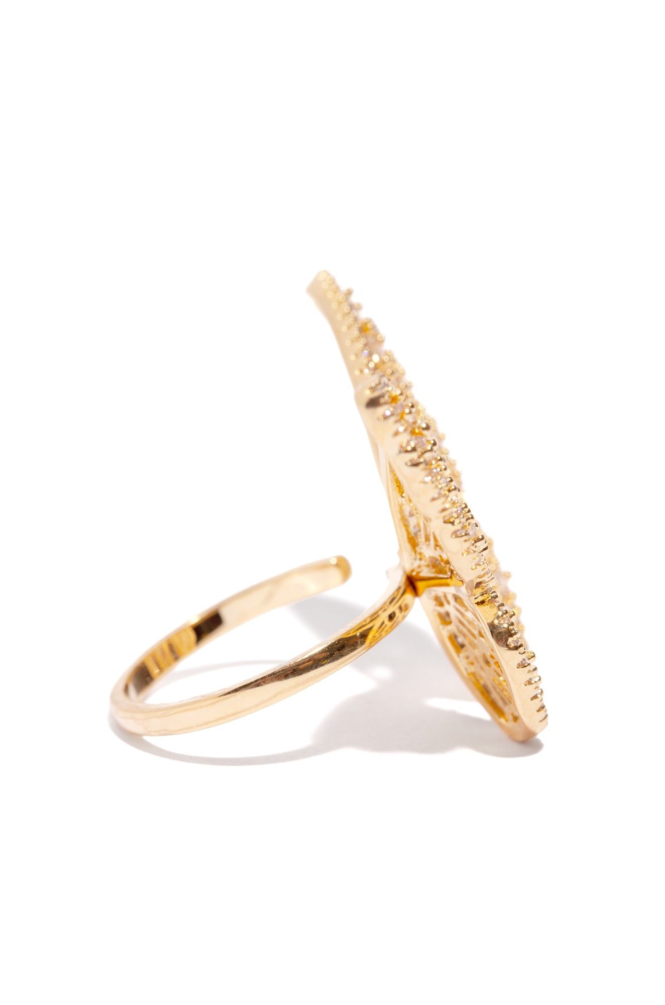 Lena Ring - Gold sold by Miss Lola product image thumbnail 4