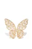 Lena CZ Gold Plated Adjustable Butterly Ring - Gold sold by Miss Lola